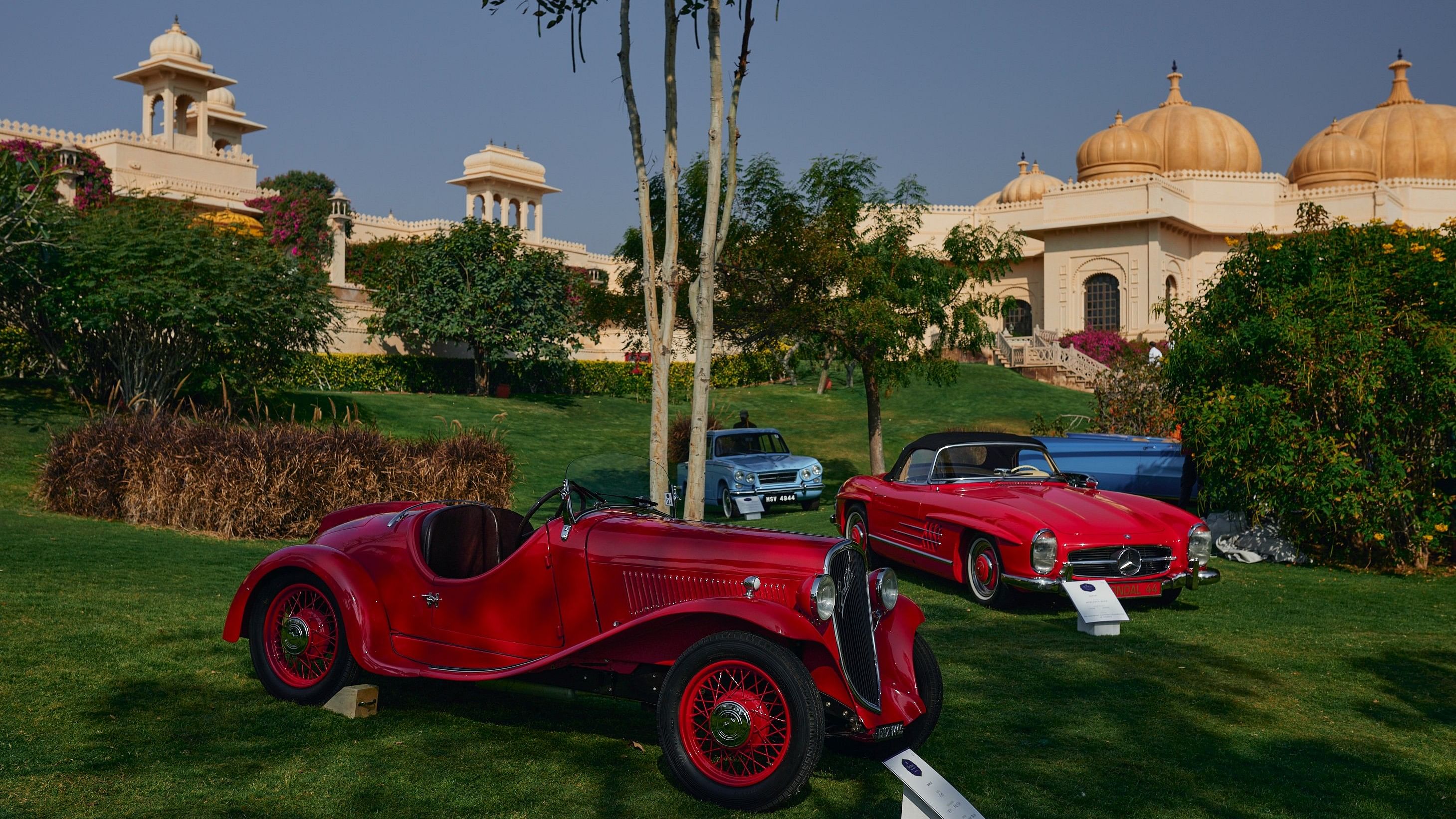 Vintage cars at the event