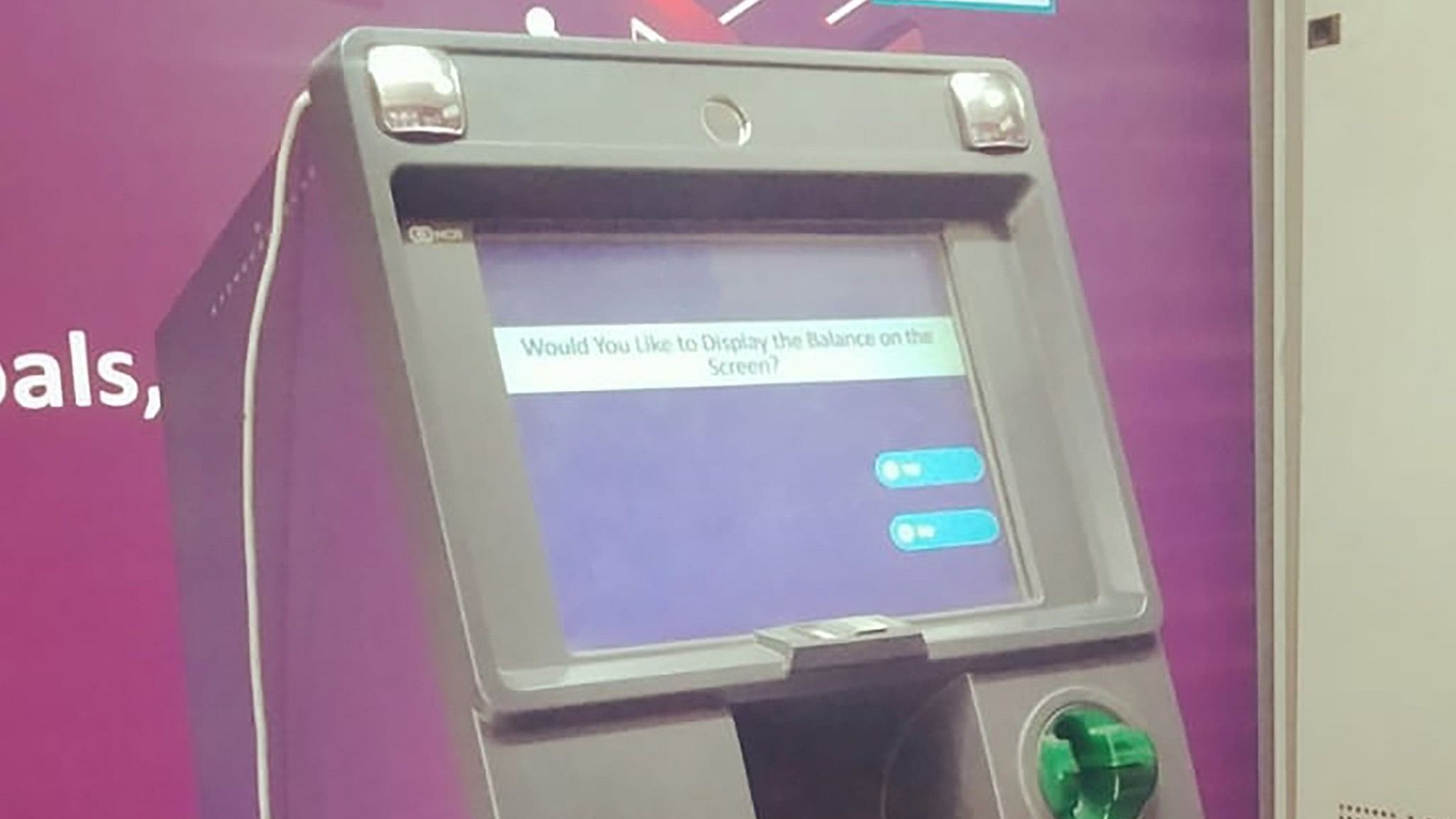 ATM machine