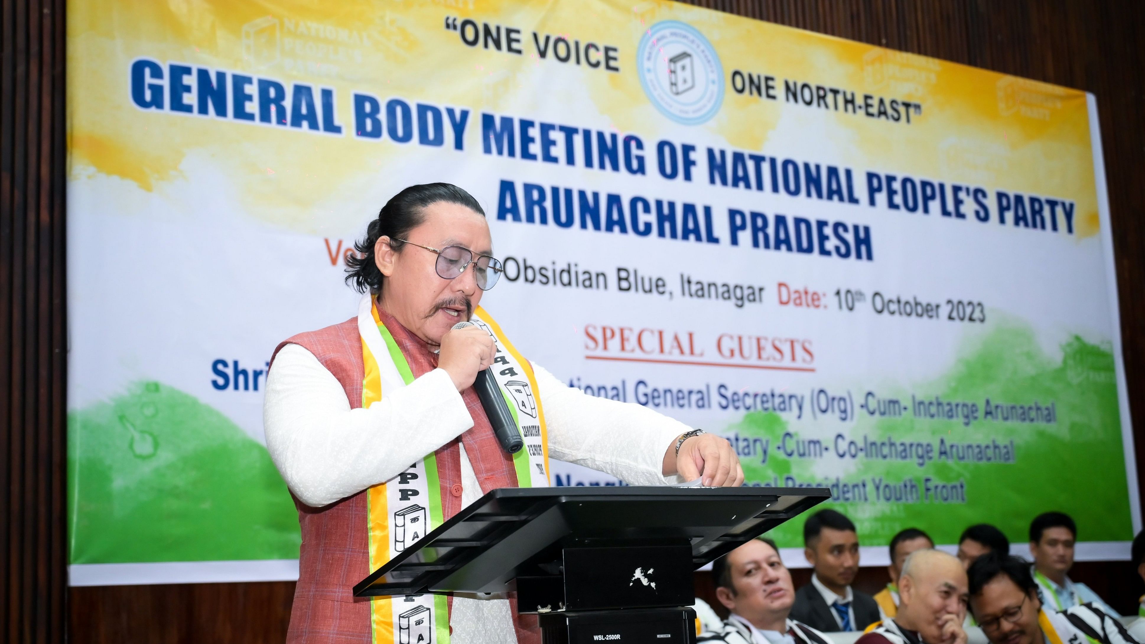 <div class="paragraphs"><p>A file photo of Arunachal Pradesh unit of NCP chief&nbsp;Likha Saaya.</p></div>