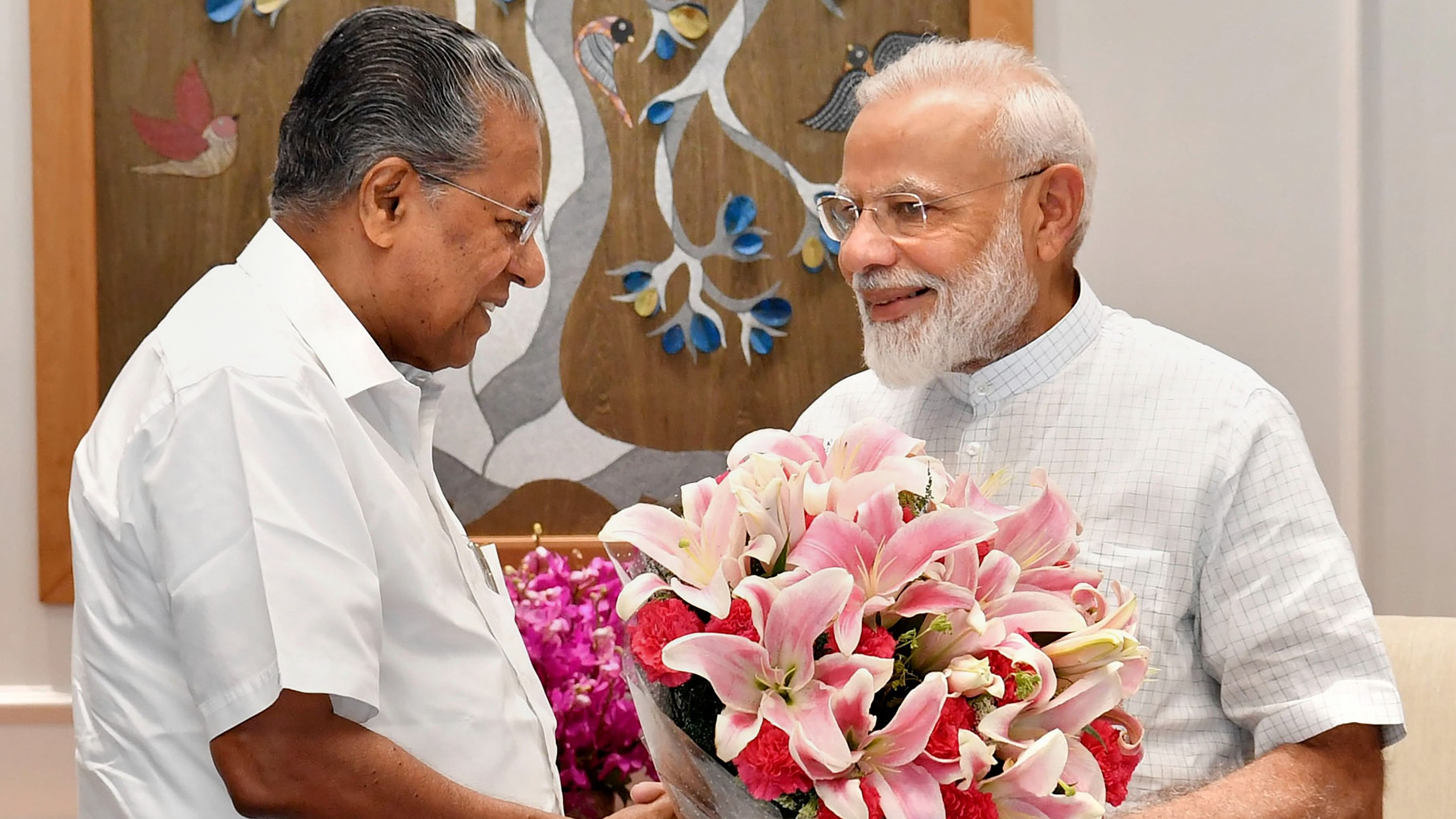 <div class="paragraphs"><p>File photo of&nbsp;Prime Minister Narendra Modi with Kerala Chief Minister  Pinarayi Vijayan.</p></div>