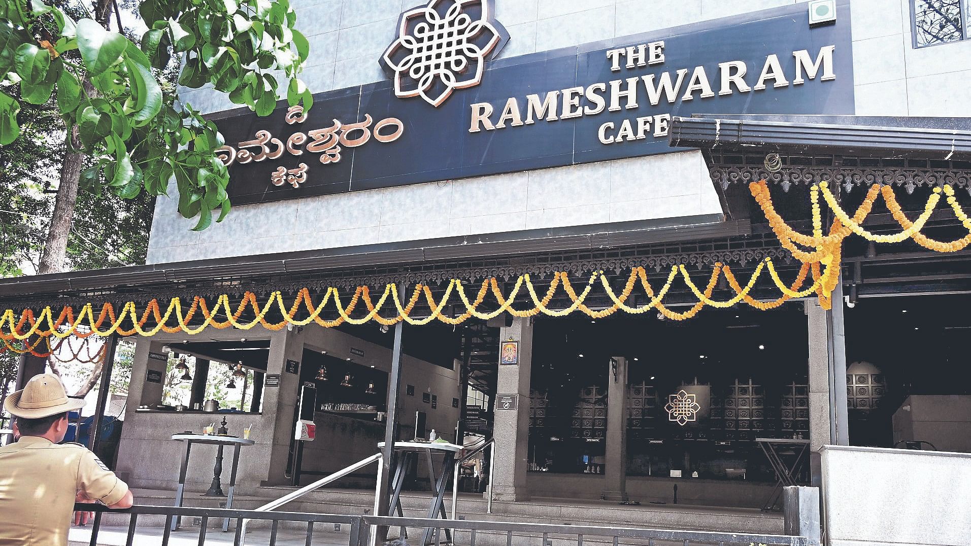 <div class="paragraphs"><p>The Rameshwaram Cafe at Whitefield in Bengaluru where the blast took place.</p></div>