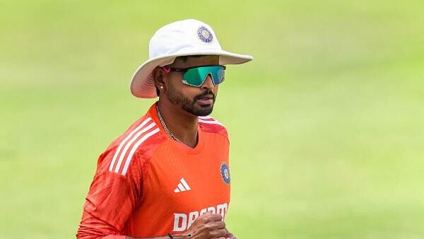 <div class="paragraphs"><p>India batter Shreyas Iyer during a practice session in Hyderabad recently.</p></div>