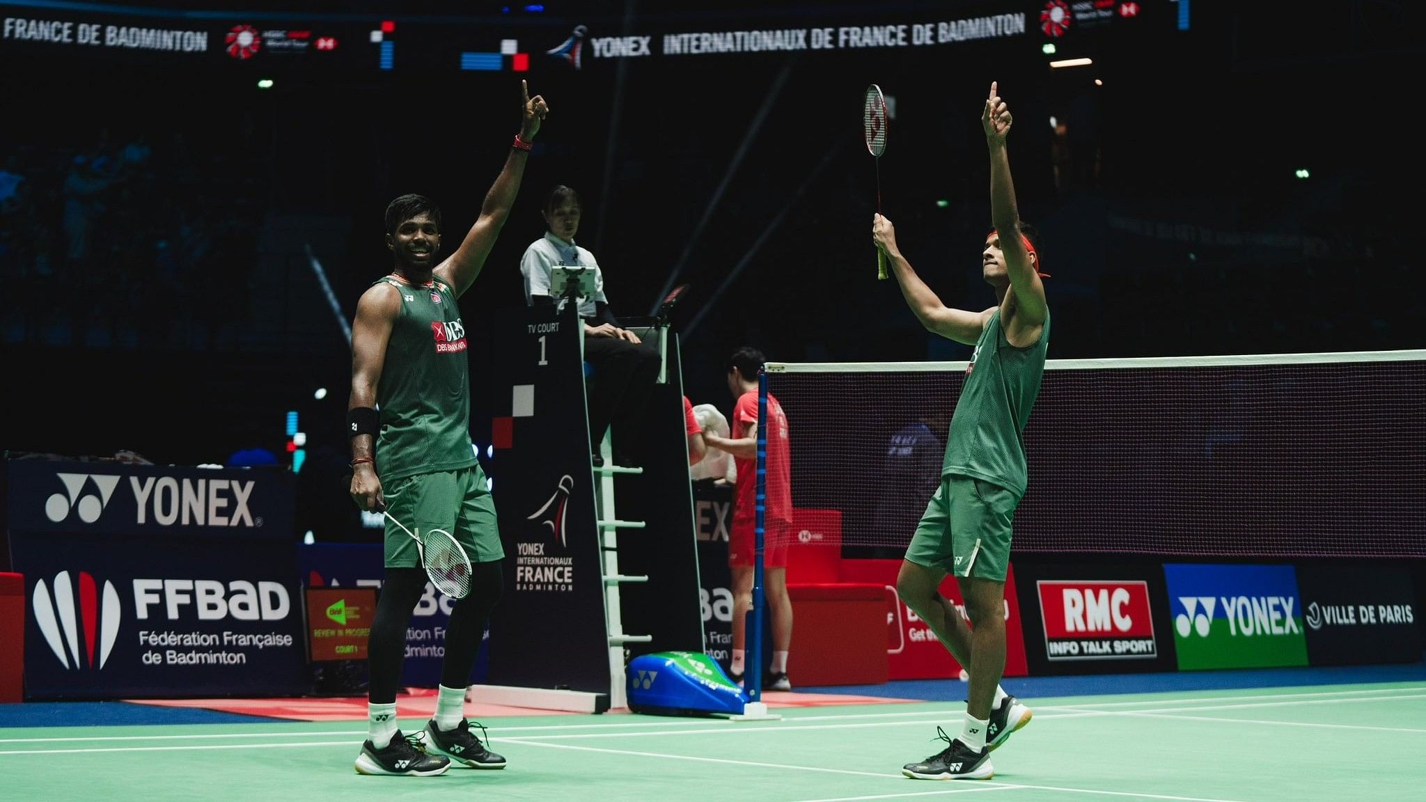 <div class="paragraphs"><p>Satwiksairaj Rankireddy (left) and Chirag Shetty created history in France.</p></div>