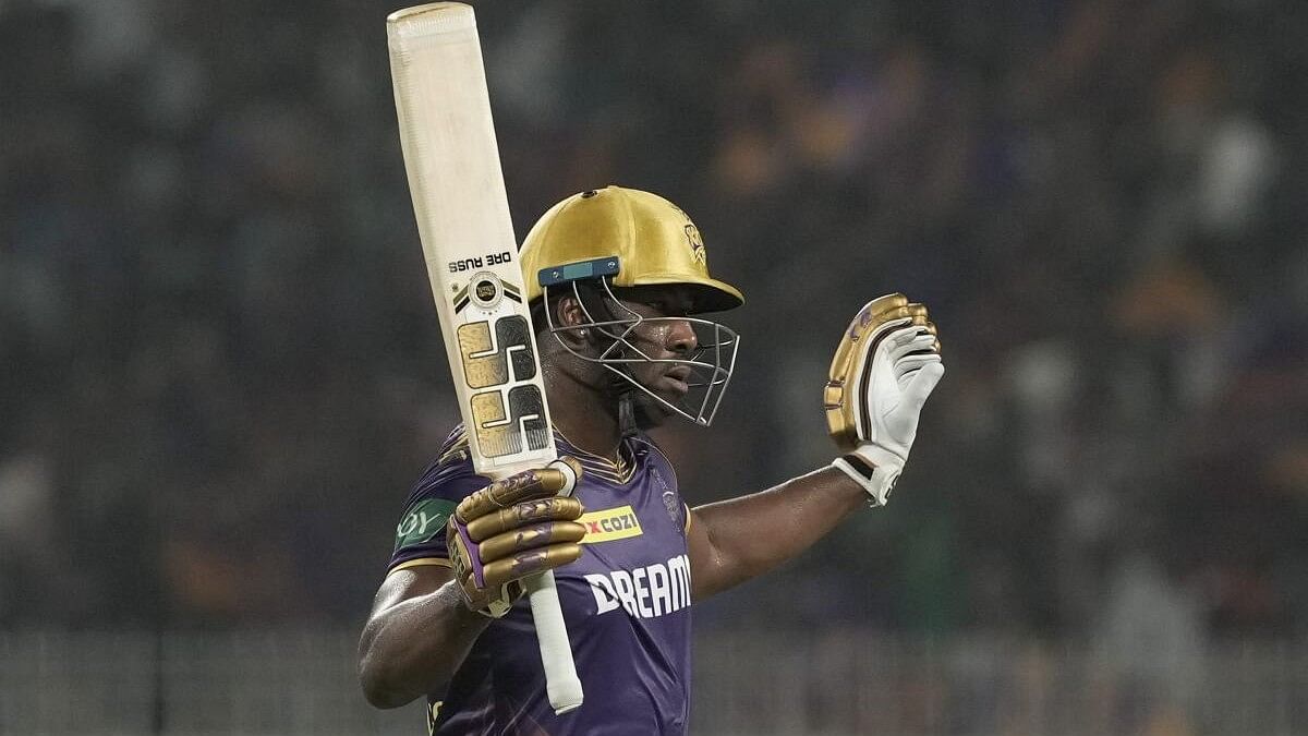 <div class="paragraphs"><p>Andre Russell made a blistering unbeaten half-century for KKR.</p></div>