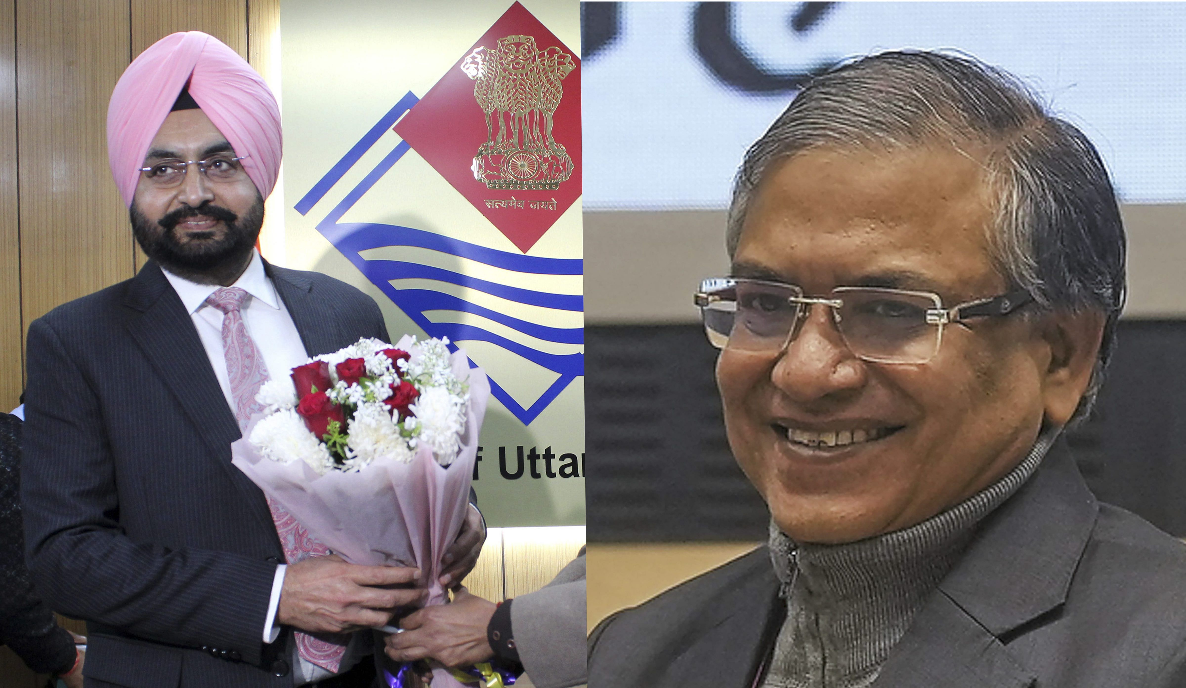 <div class="paragraphs"><p>Undated photos of former bureaucrats (L-R) Sukhbir Singh Sandhu and Gyanesh Kumar. Sandhu and Kumar were on Thursday, March 14, 2024, appointed as Election Commissioners, ahead of the announcement of the Lok Sabha polls. </p></div>