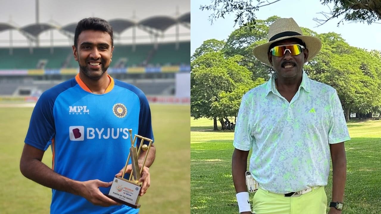 <div class="paragraphs"><p>Photos of Indian spinner R Ashwin(L) and former cricketer and commentator Laxman Sivaramakrishnan(R).</p></div>