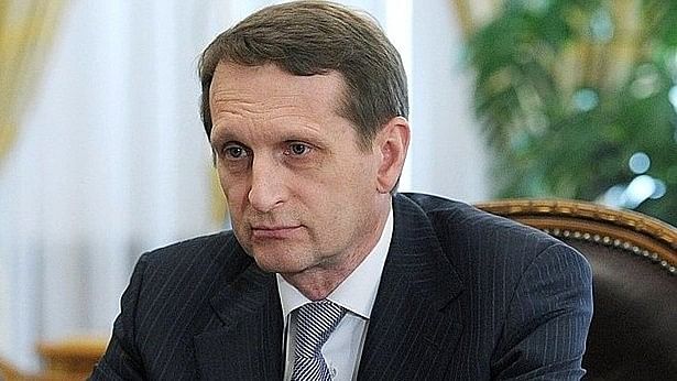 <div class="paragraphs"><p>Sergei Naryshkin, the head of Russia's Foreign Intelligence Service (SVR).</p></div>