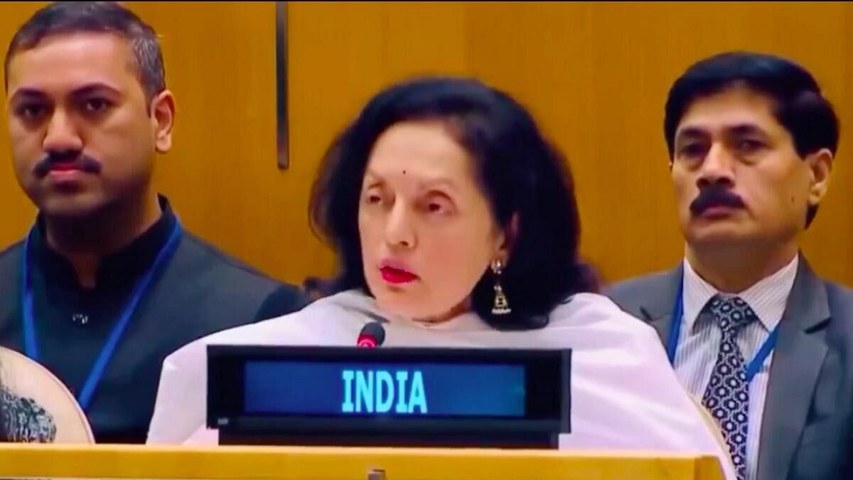 <div class="paragraphs"><p>Ruchira Kambhoj at the United Nations.</p></div>