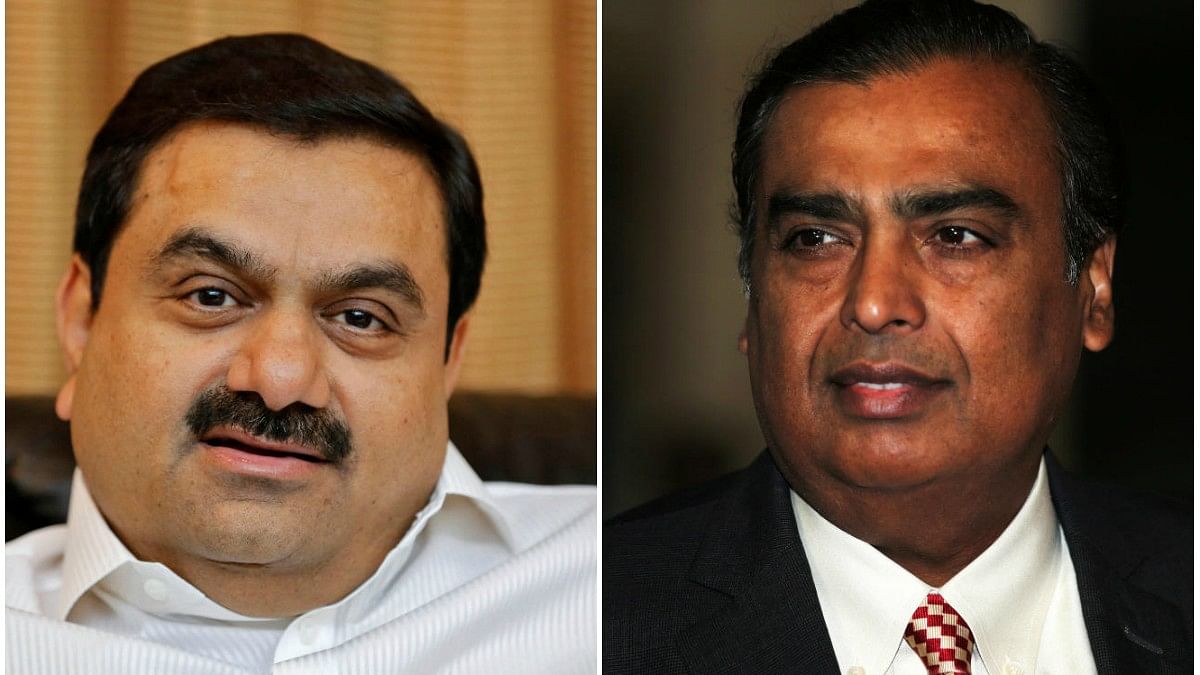 <div class="paragraphs"><p>Asia's two richest men Reliance Industries' Mukesh Ambani (right) and Adani Group's Gautam Adani are Indian. </p></div>