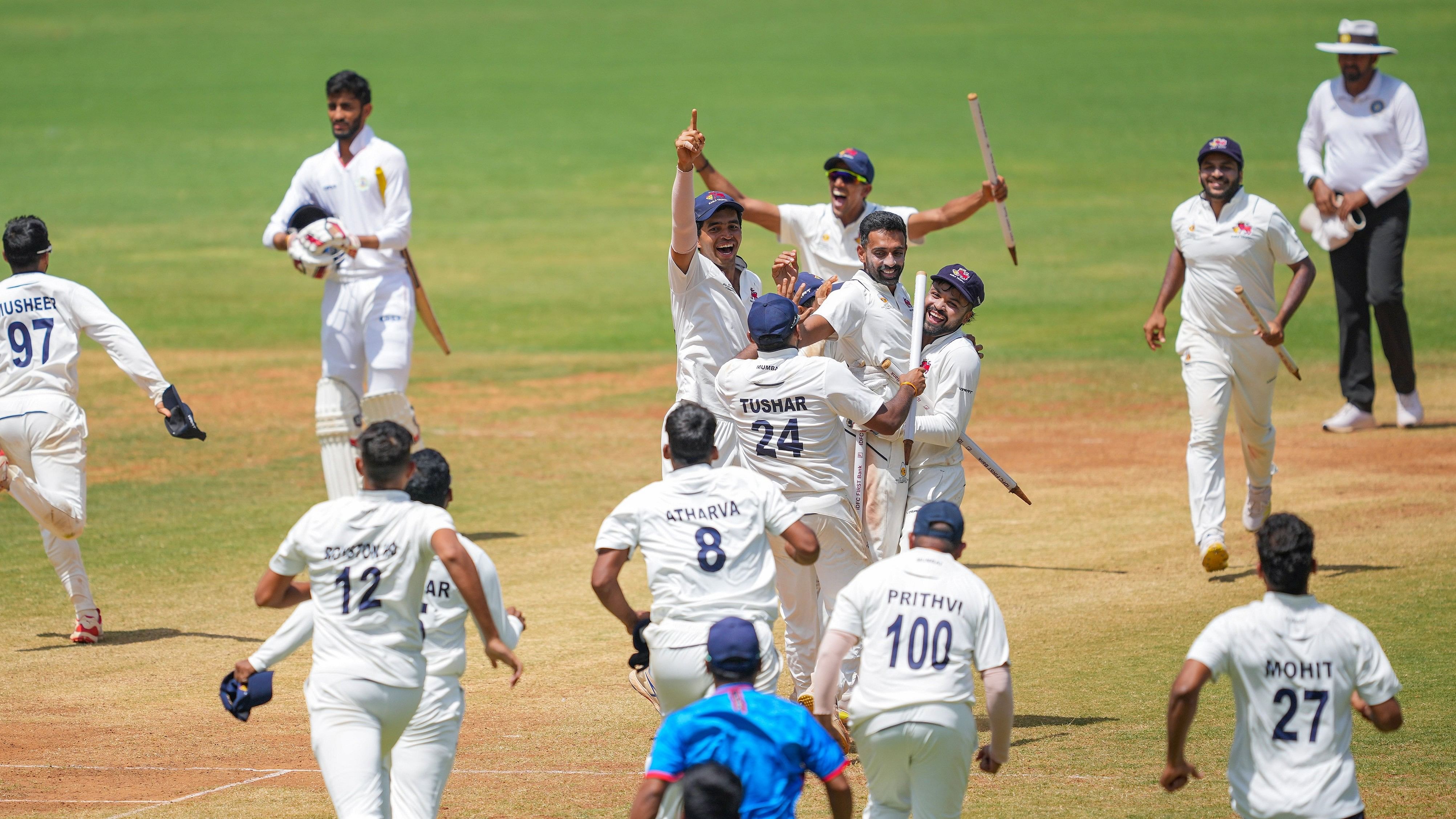 <div class="paragraphs"><p>Mumbai, who emerged Ranji Trophy champions, and runners-up Vidarbha ended up playing almost 40 days of cricket in 72 days. The schedule was only marginally less harsh for teams that reached knockouts.</p></div>