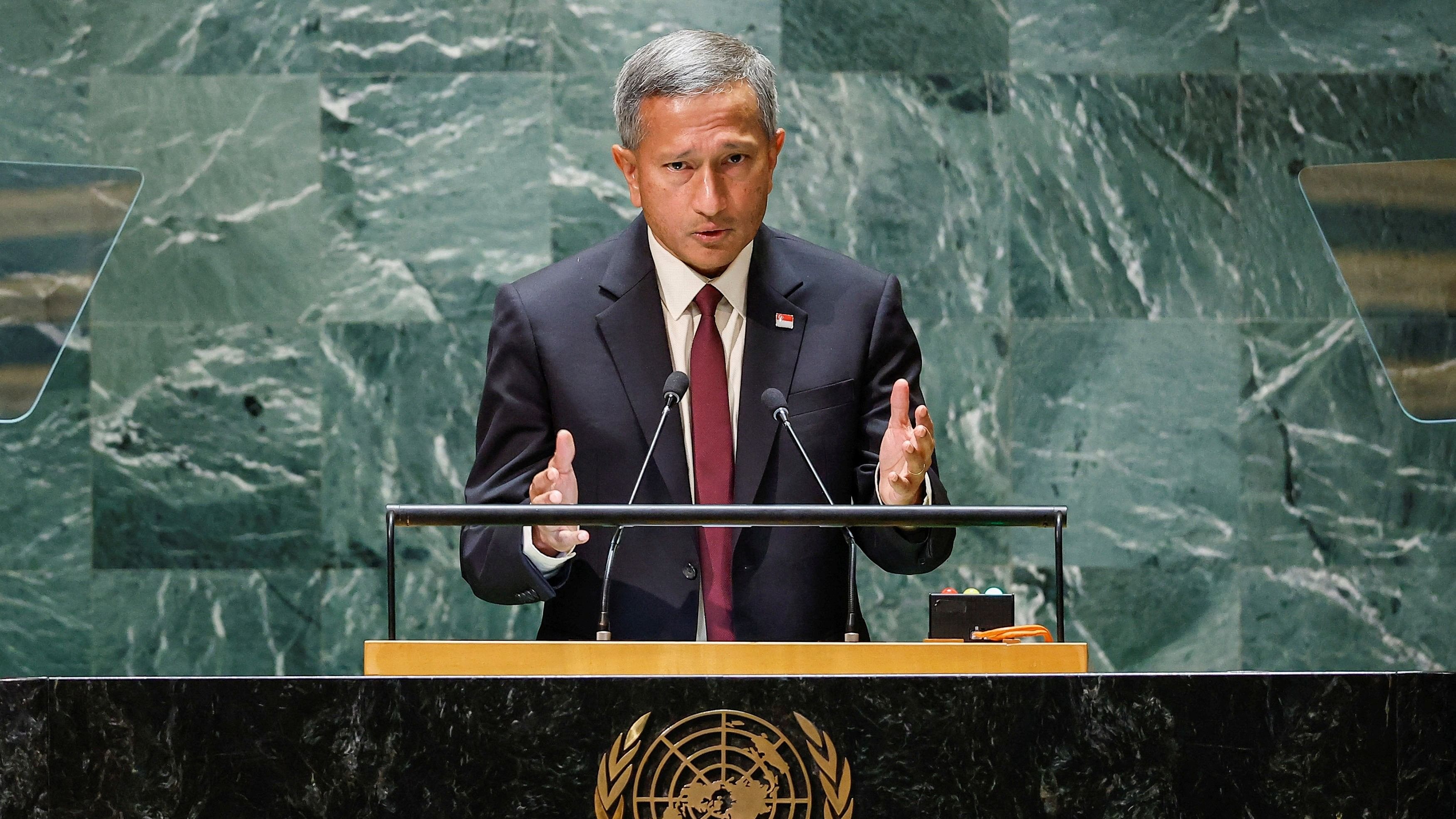 <div class="paragraphs"><p>Singaporean Foreign Minister Vivian Balakrishnan.</p></div>