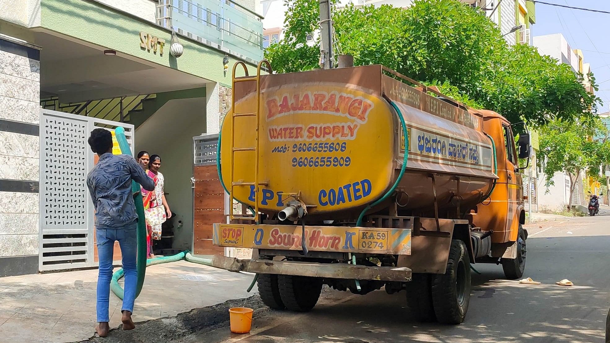 <div class="paragraphs"><p>Residents pay Rs 1,500 to Rs 2,000 for a 12,000-litre tanker.&nbsp;</p></div>