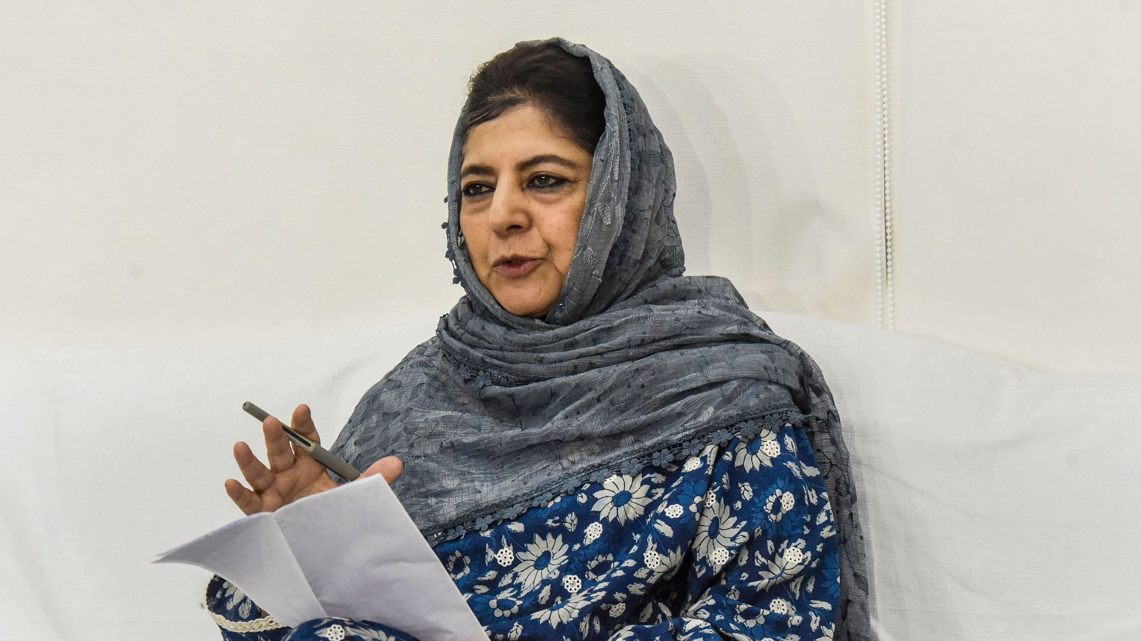 <div class="paragraphs"><p>PDP president Mehbooba Mufti.</p></div>