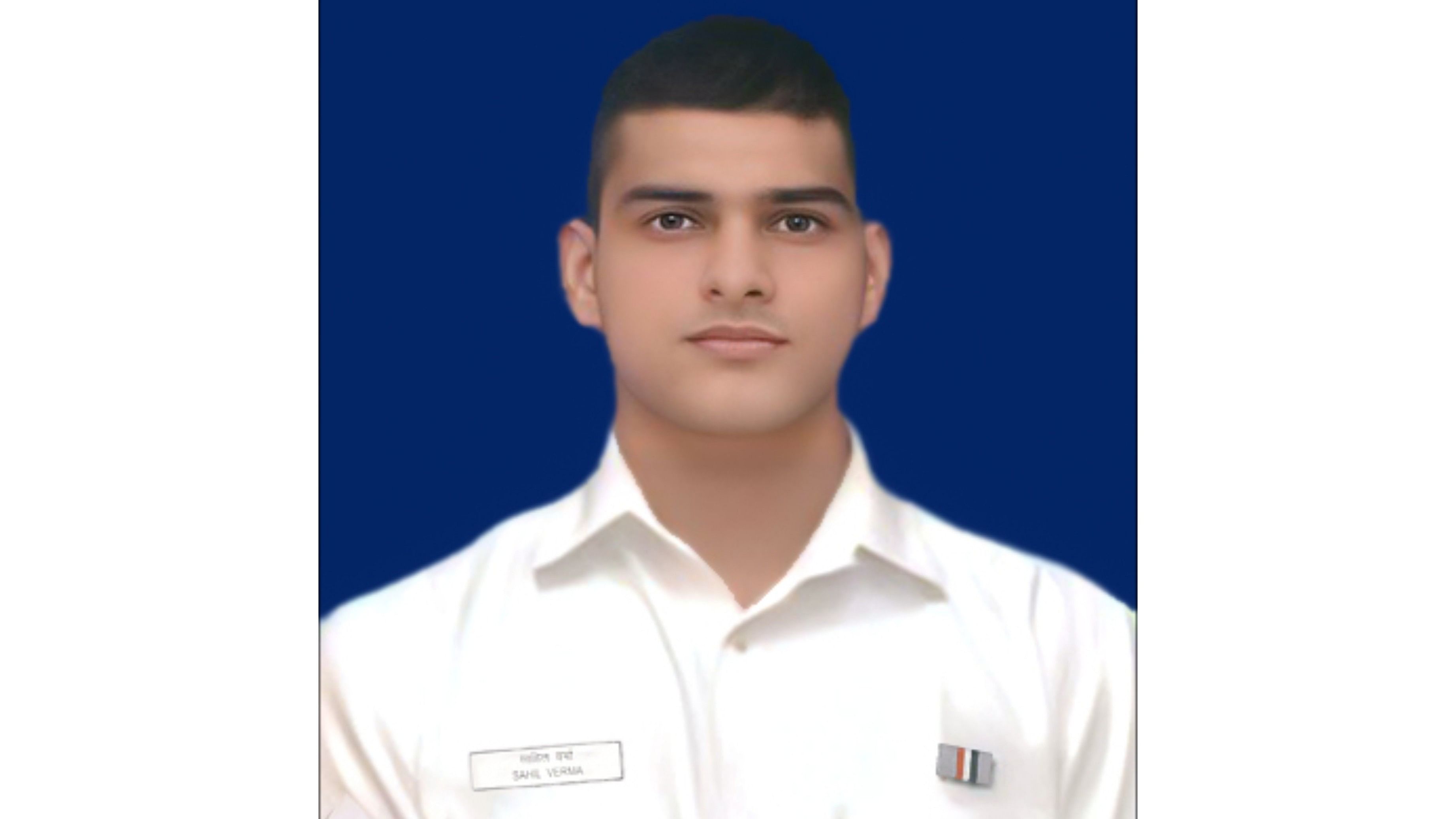 <div class="paragraphs"><p>Indian Navy sailor Sahil Verma.</p></div>