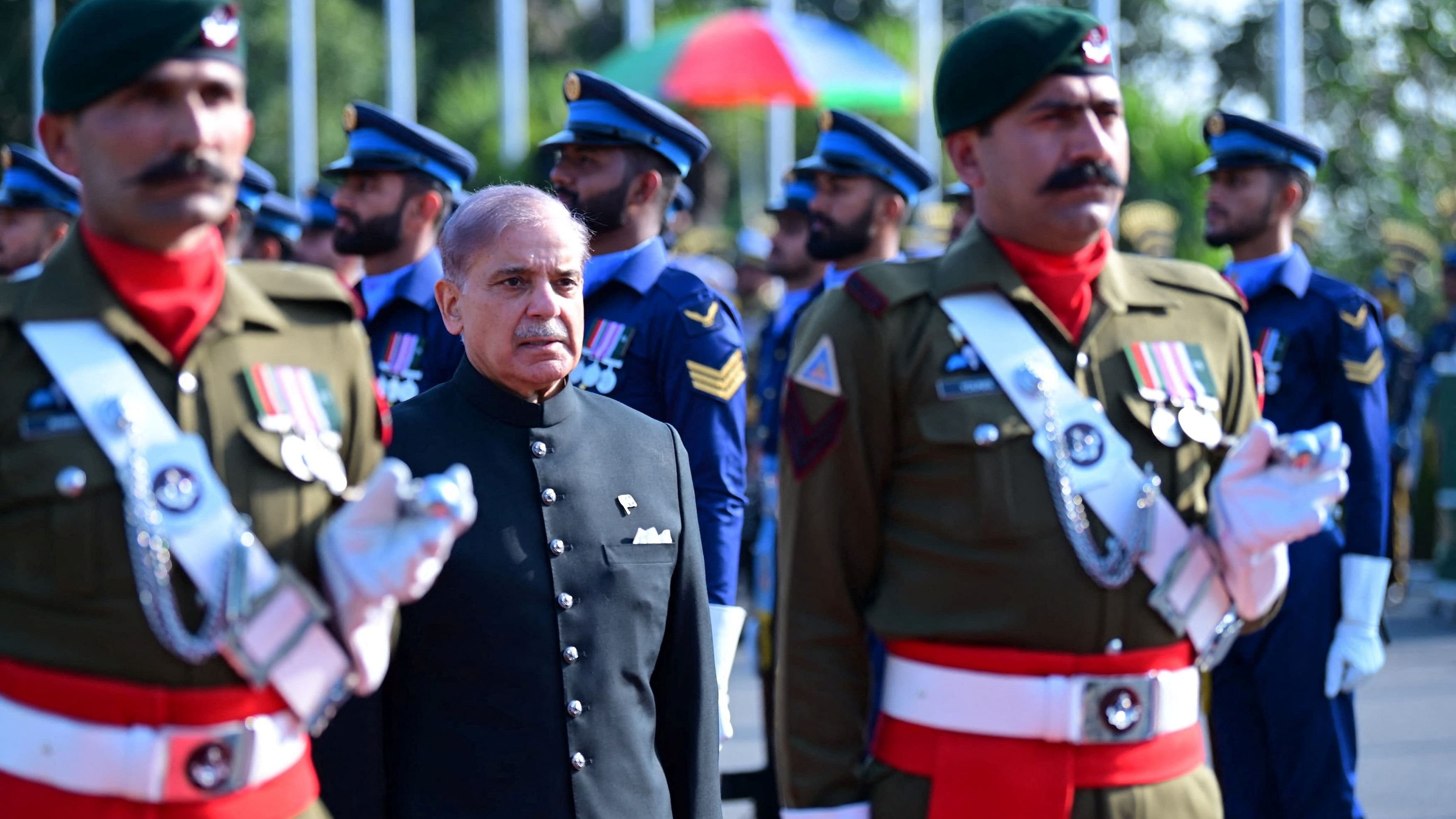 <div class="paragraphs"><p>Pakistan's newly elected Prime Minister Shehbaz Sharif, inspects the honor guard at the Prime Minister's House in Islamabad, Pakistan March 4, 2024</p></div>