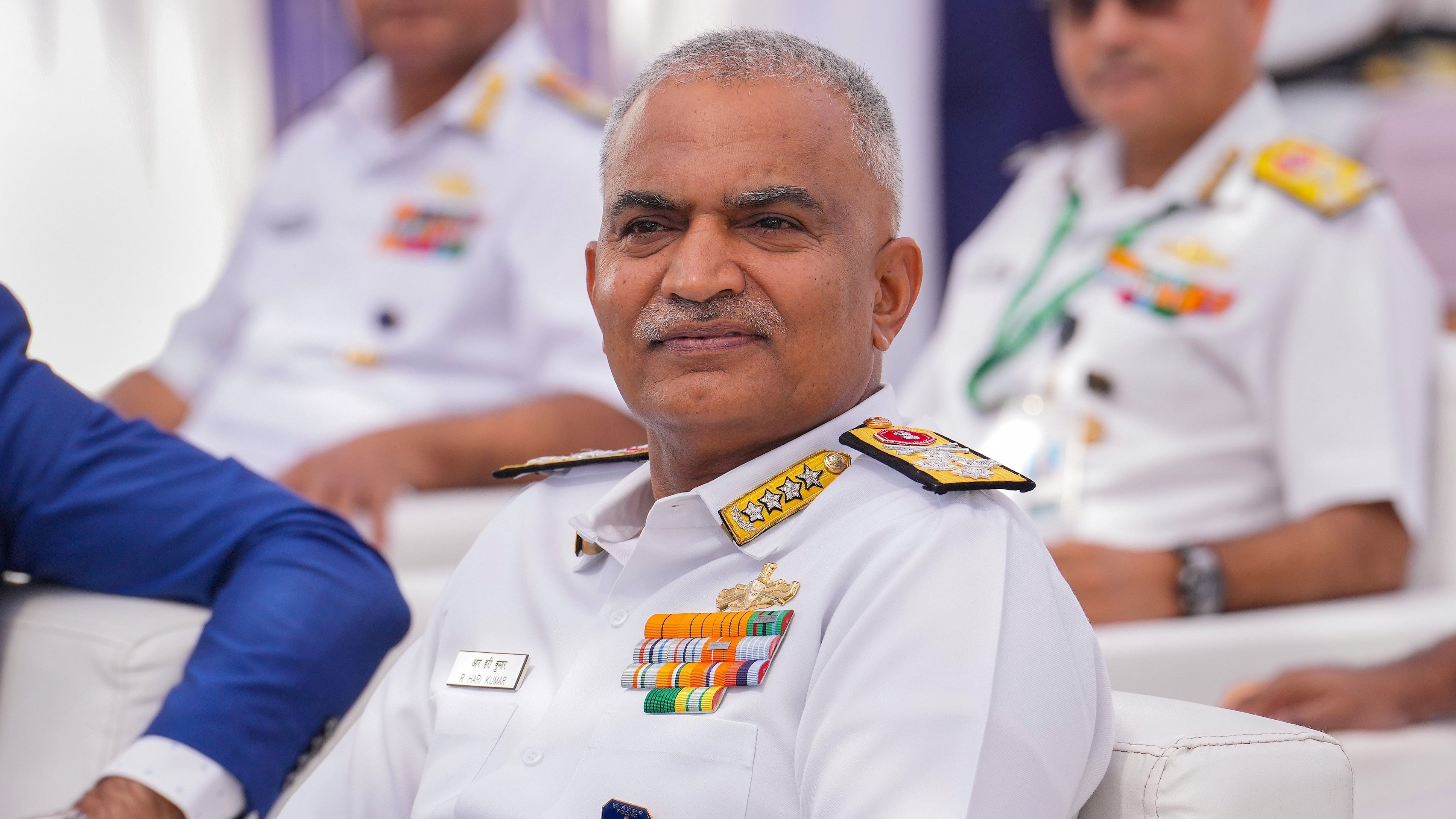 <div class="paragraphs"><p>Indian Navy Chief Admiral R Hari Kumar.</p></div>