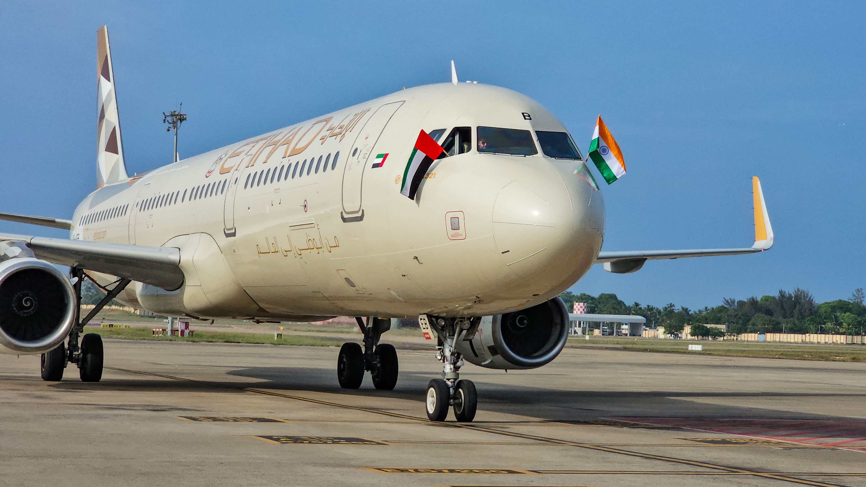 <div class="paragraphs"><p>An Etihad airplane that was launched in January connecting Thiruvananthapuram and Abu Dhabi.</p></div>