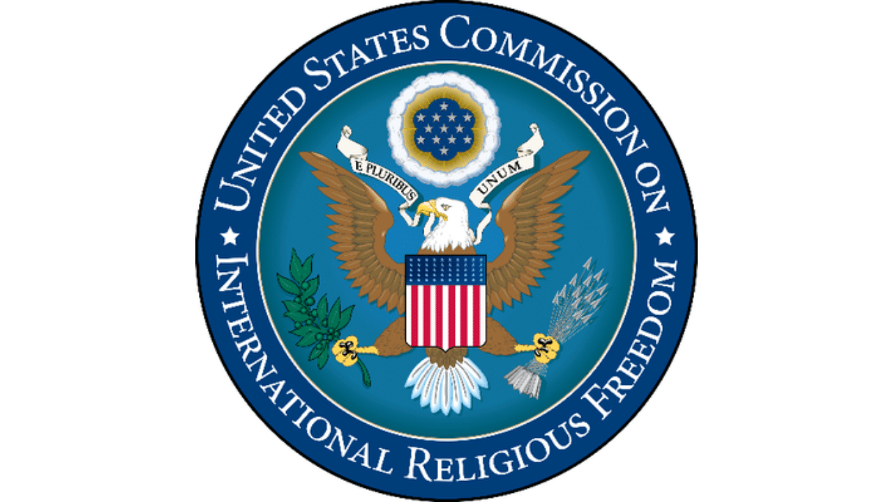 <div class="paragraphs"><p>The logo of&nbsp;US Commission on International Religious Freedom (USCIRF).</p></div>