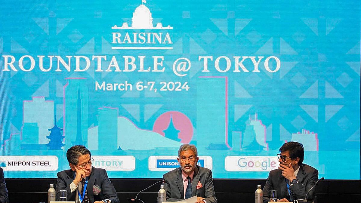<div class="paragraphs"><p>External Affairs Minister S Jaishankar during the Raisina Roundtable, in Tokyo, Japan, Thursday, March 7, 2024.</p></div>