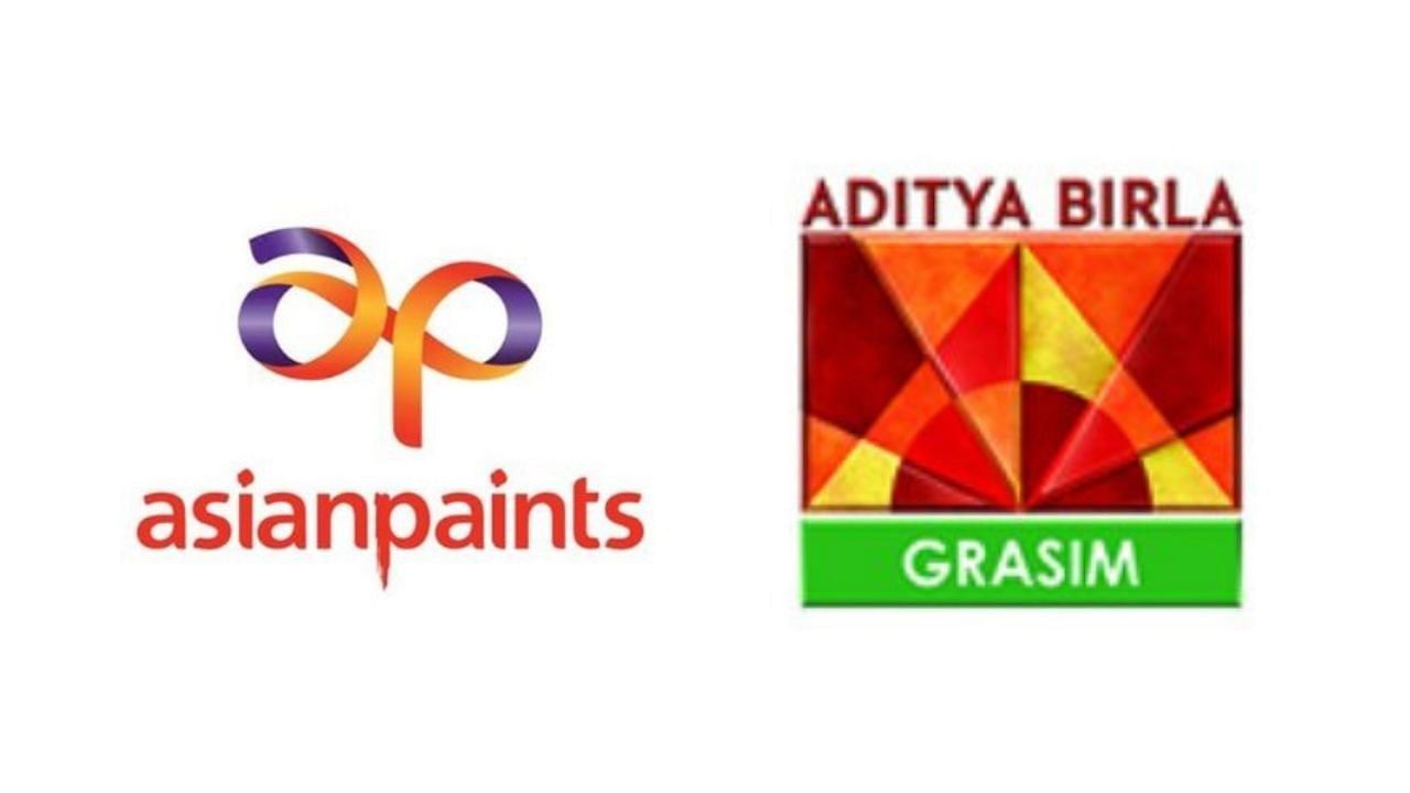 <div class="paragraphs"><p>Asian Paints and&nbsp;Grasim Industries Ltd. logos.</p></div>