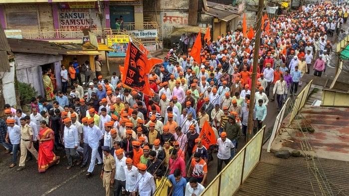 <div class="paragraphs"><p>Dhangar community in Maharashtra took to the streets  seeking reservation in educational institutes and jobs.</p></div>