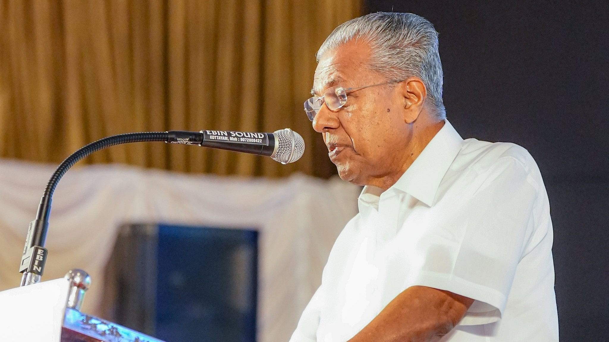 <div class="paragraphs"><p>Kerala CM Pinarayi Vijayan addressing a public gathering recently.</p></div>