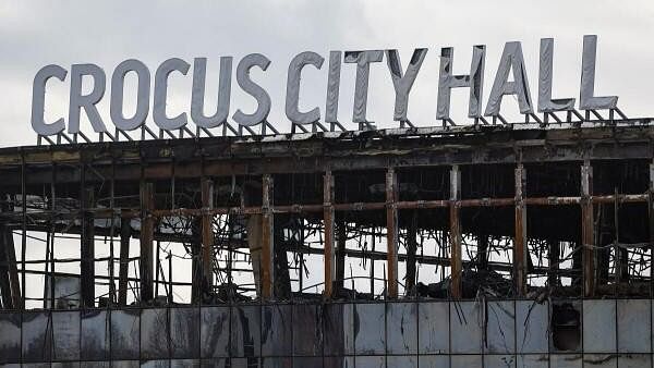 <div class="paragraphs"><p>A view shows the burnt-out Crocus City Hall following a deadly attack on the concert venue outside Moscow, Russia, March 26, 2024.</p></div>
