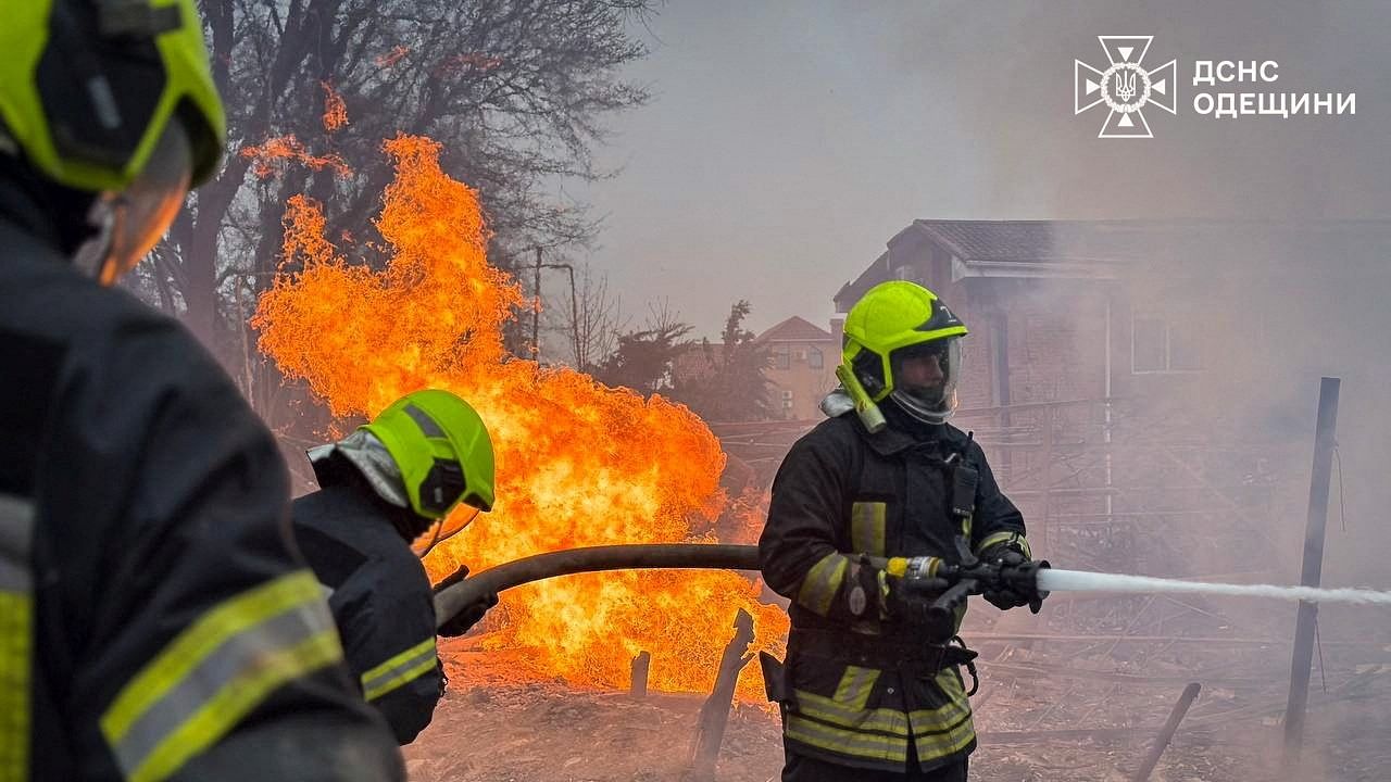 <div class="paragraphs"><p>File Photo: Firefighters work at the site of a Russian missile strike, amid Russia's attack on Ukraine, in Odesa, Ukraine March 15, 2024.  </p></div>