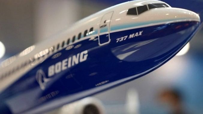 <div class="paragraphs"><p>A model of Boeing 737 MAX airplane.</p></div>