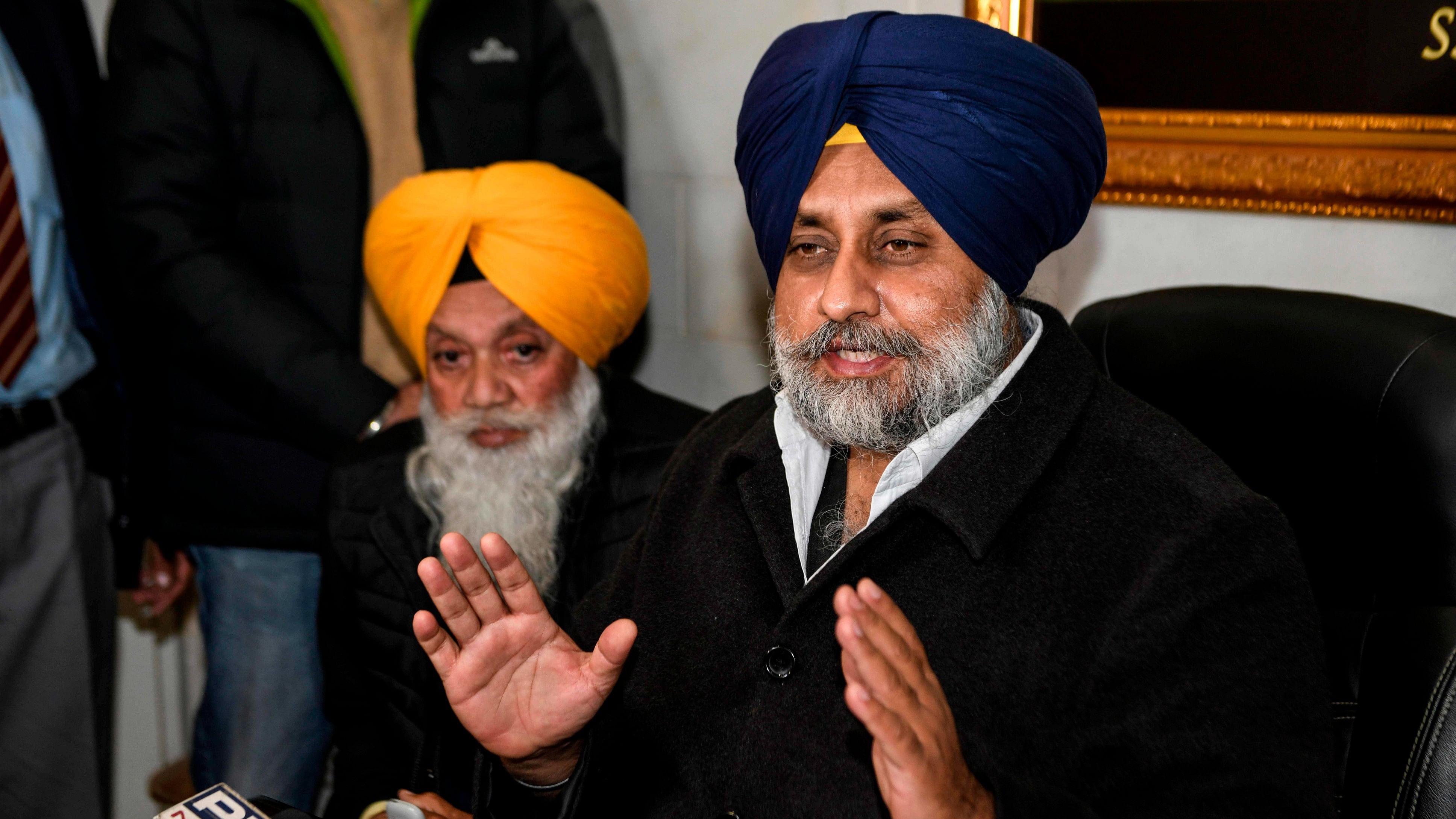 <div class="paragraphs"><p>File photo of&nbsp;Shiromani Akali Dal (SAD)&nbsp;party&nbsp;President&nbsp;Sukhbir Singh Badal</p></div>