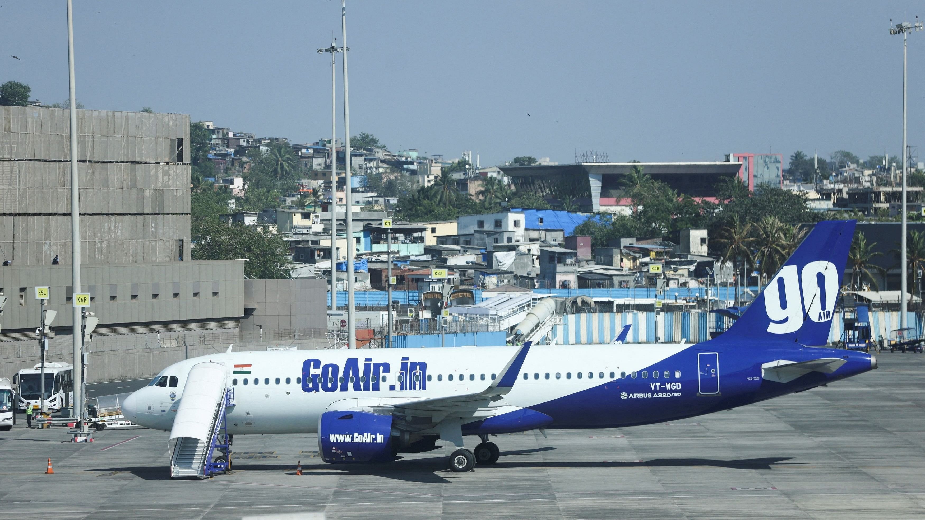 <div class="paragraphs"><p>FILE PHOTO: A Go First airline, formerly known as GoAir, passenger aircraft is parked at the Chhatrapati Shivaji International Airport in Mumbai, India, May 3, 2023. REUTERS/Francis Mascarenhas/File Photo</p></div>