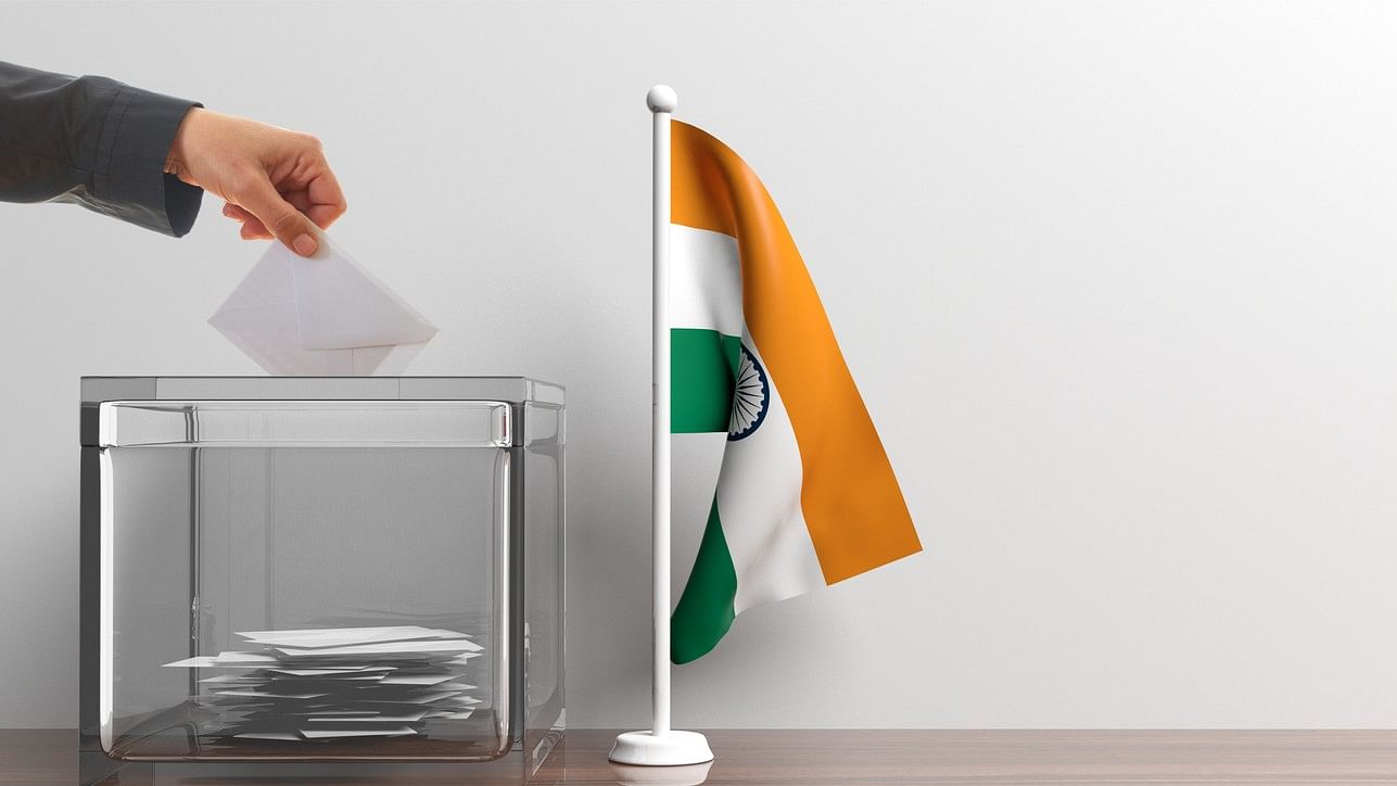 <div class="paragraphs"><p>Representative image showing a paper ballot box and the Indian flag.</p></div>