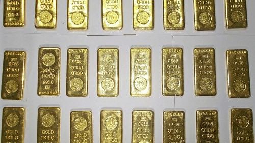<div class="paragraphs"><p>Representative image of gold seized by Customs.</p></div>