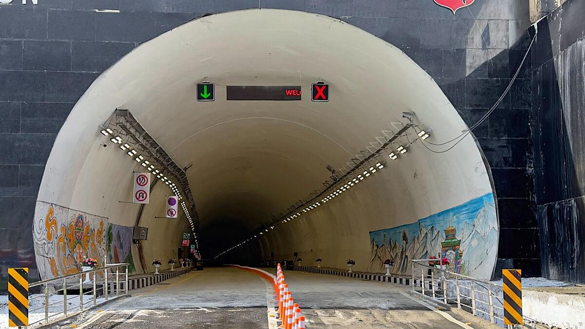 <div class="paragraphs"><p>A view of the Sela Tunnel which was virtually inaugurated by the Prime Minister Narendra Modi from Itanagar in Arunachal Pradesh</p></div>