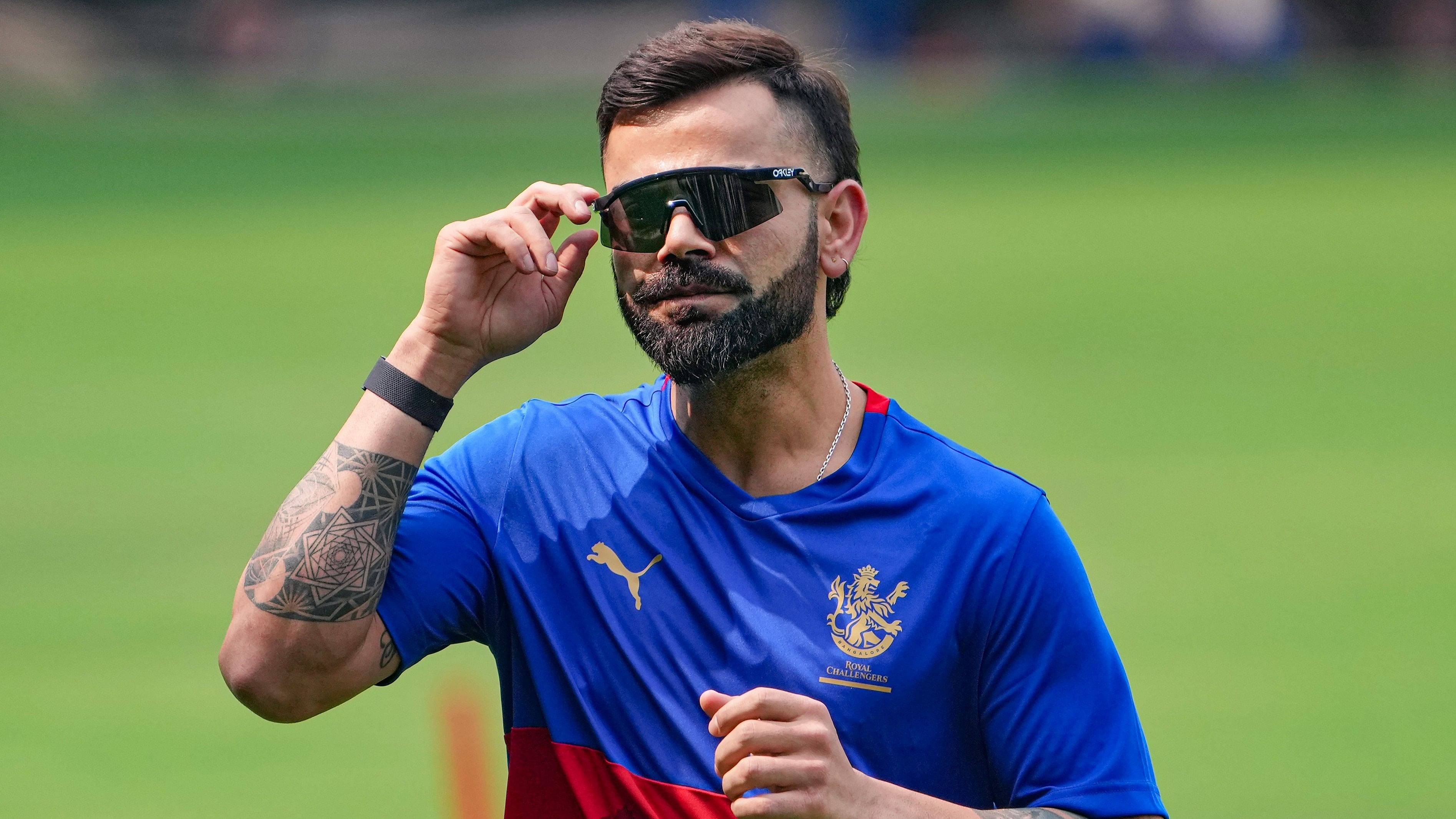 <div class="paragraphs"><p>Royal Challengers Bangalore player Virat Kohli during a training session ahead of the Indian Premier League (IPL) 2024</p></div>