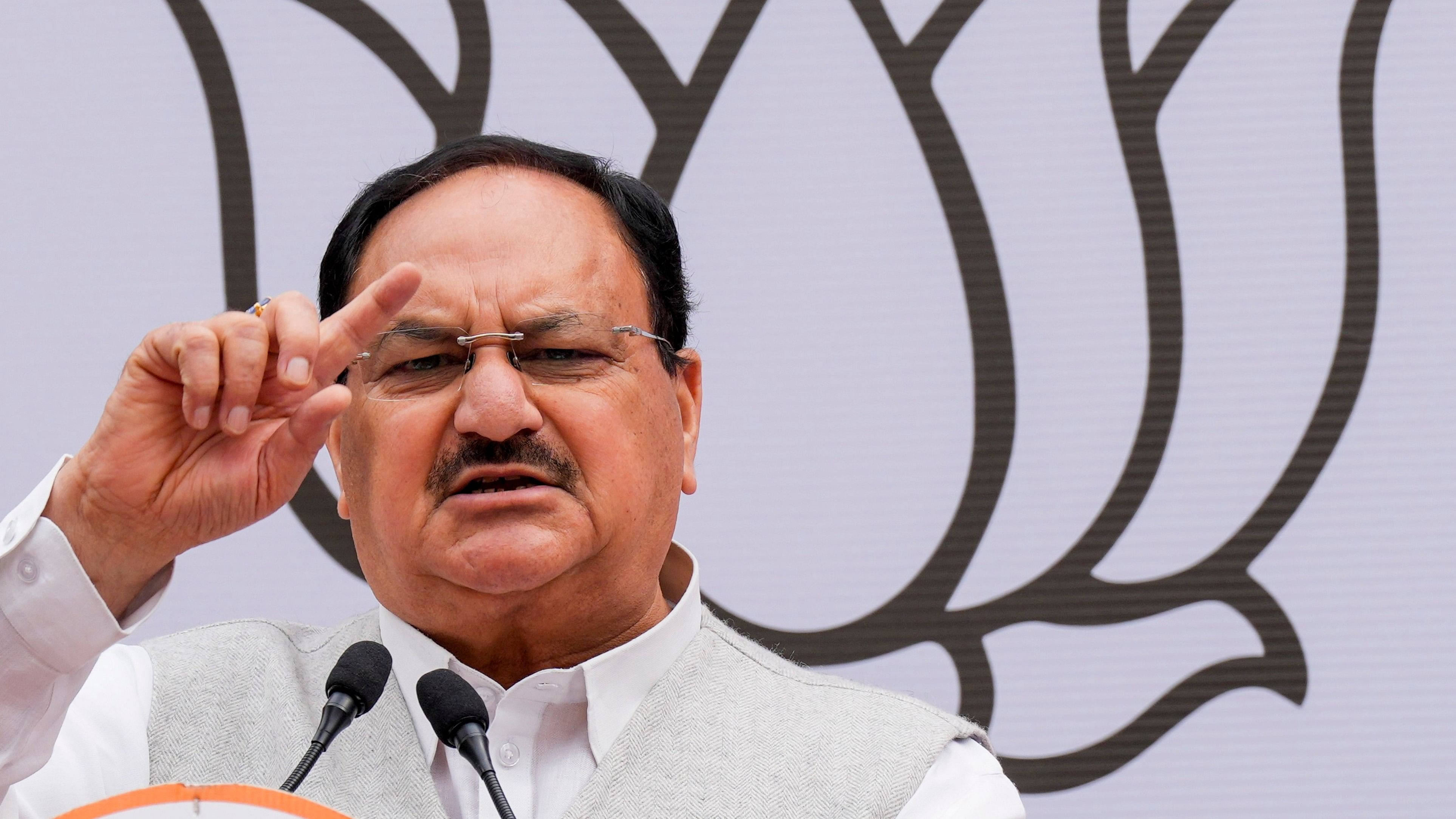 <div class="paragraphs"><p>BJP National President J P Nadda</p></div>