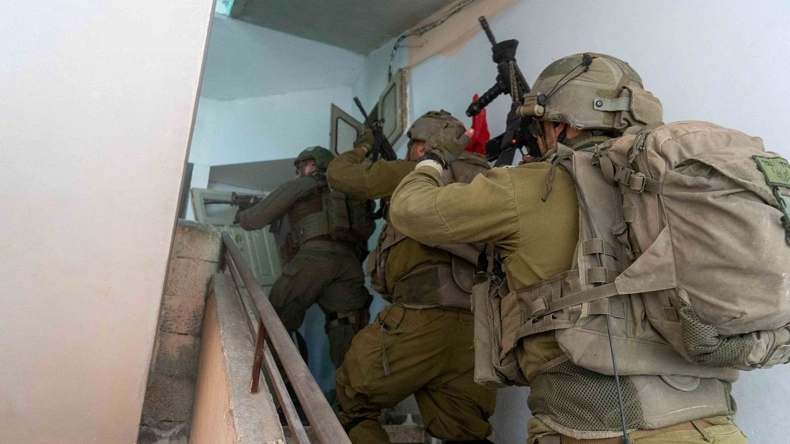 <div class="paragraphs"><p>Israeli soldiers operate in Gaza, amid the ongoing conflict between Israel and the Palestinian Islamist group Hamas, in this handout picture released on March 21, 2024.    </p></div>