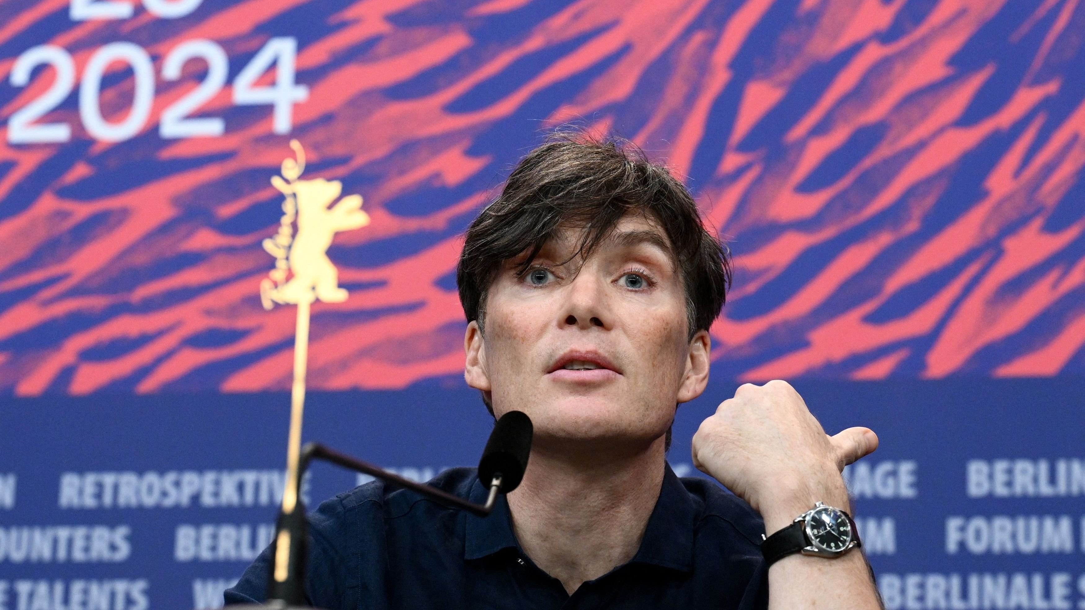 <div class="paragraphs"><p> Cillian Murphy attends a press conference to promote the movie 'Small Things Like These' at the 74th Berlinale International Film Festival in Berlin, Germany, February 15, 2024. </p></div>