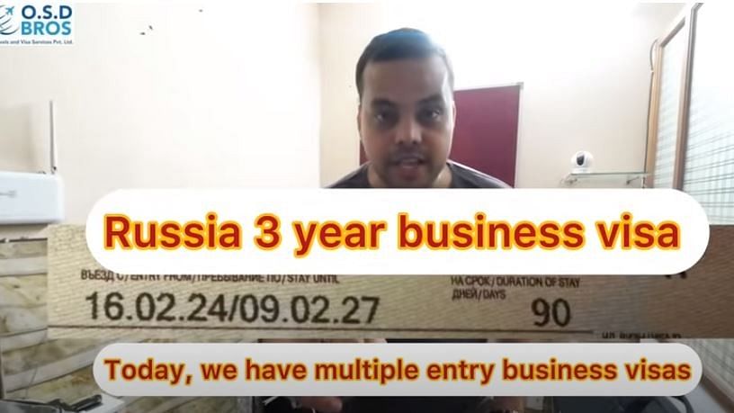 <div class="paragraphs"><p>Screengrab of a YouTube video posted on the channel of&nbsp;OSD Bros Travels &amp; Visa Services Pvt Ltd, the company named by CBI in its FIR for duping Indians in the name of getting them cheaper visas to reach Russia for jobs.</p></div>