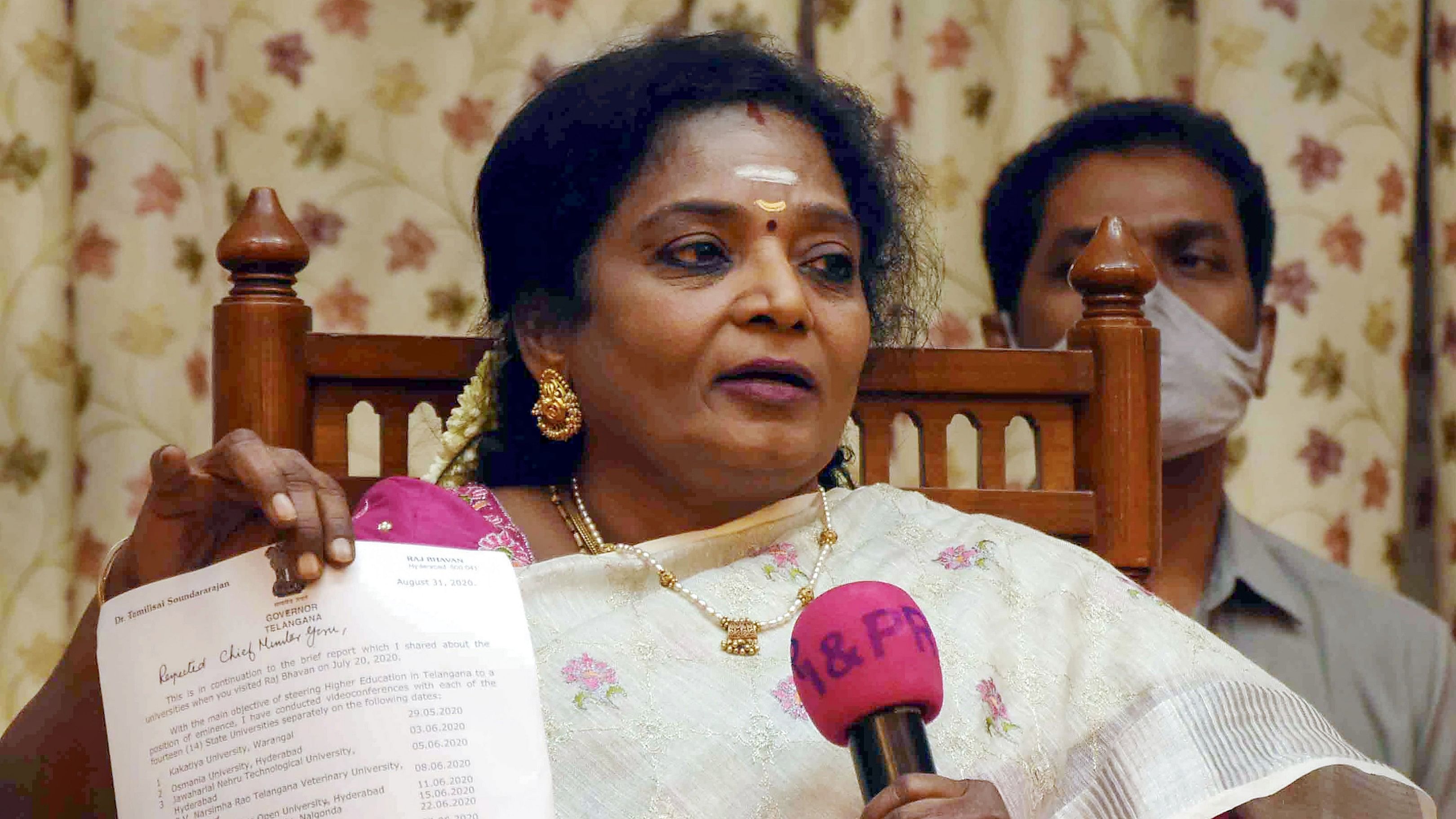 <div class="paragraphs"><p>Former Telangana governor Tamilisai Soundararajan.</p></div>