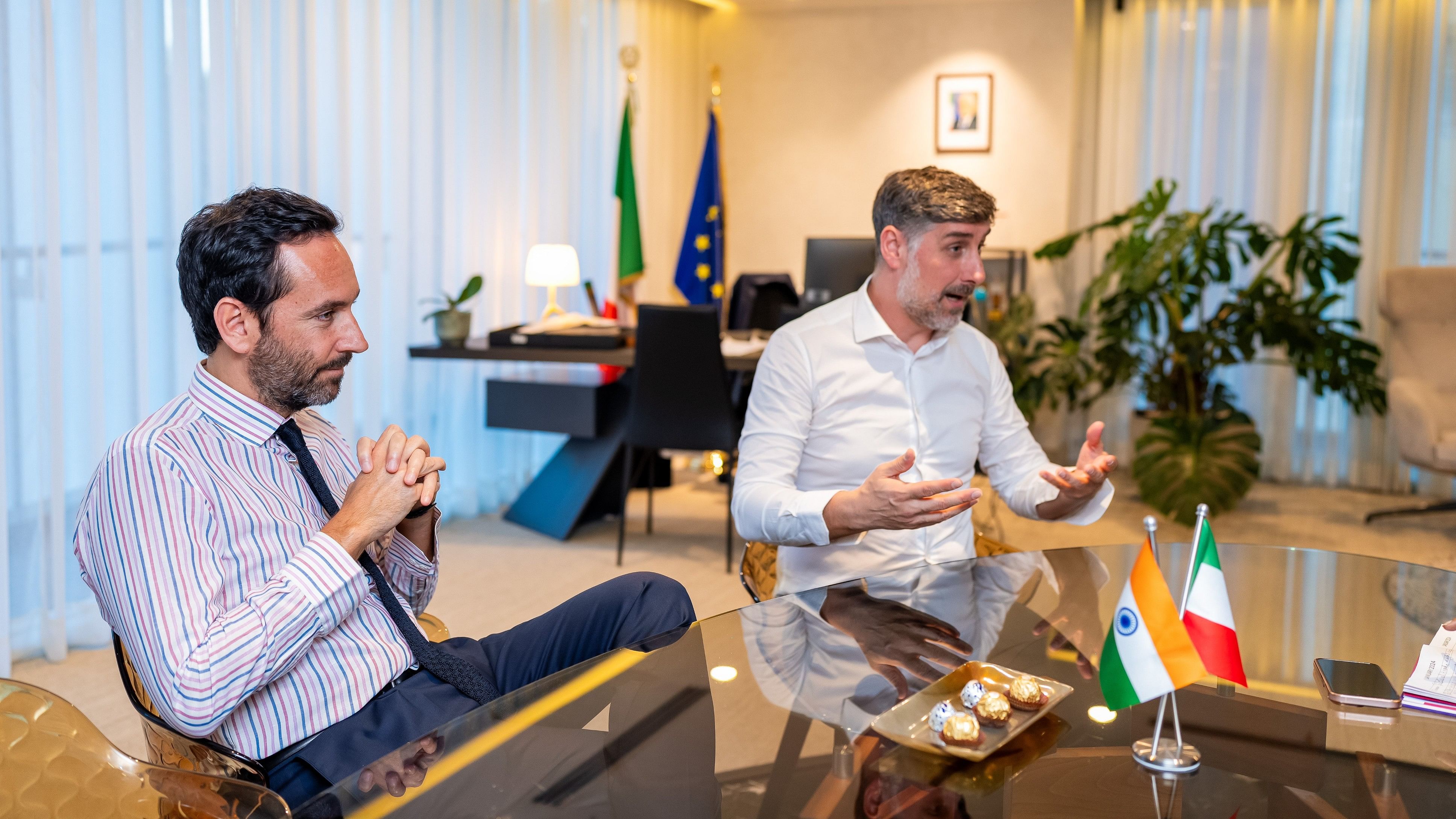 <div class="paragraphs"><p>Alfonso Tagliaferri, Consul General of Italy in Bengaluru and Claudio Maffioletti, CEO, Indo-Italian Chamber of Commerce and Industry.</p></div>