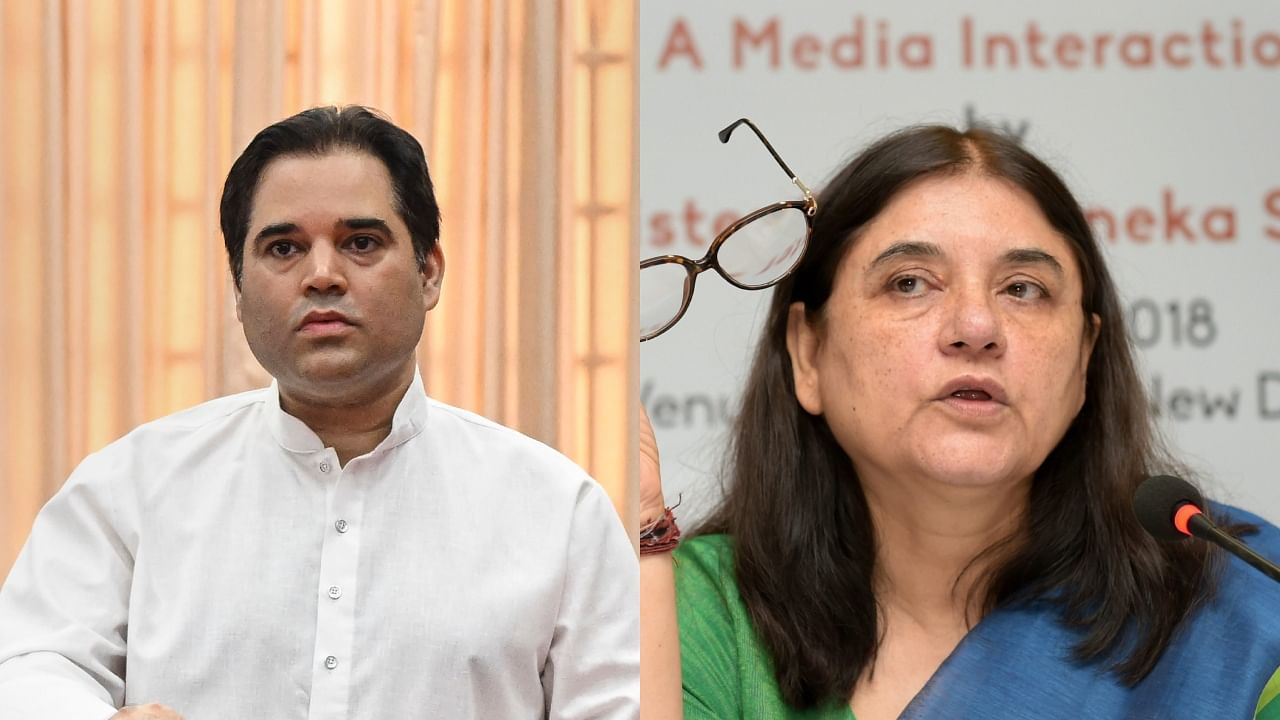 <div class="paragraphs"><p>Varun Gandhi and Maneka Gandhi.</p></div>