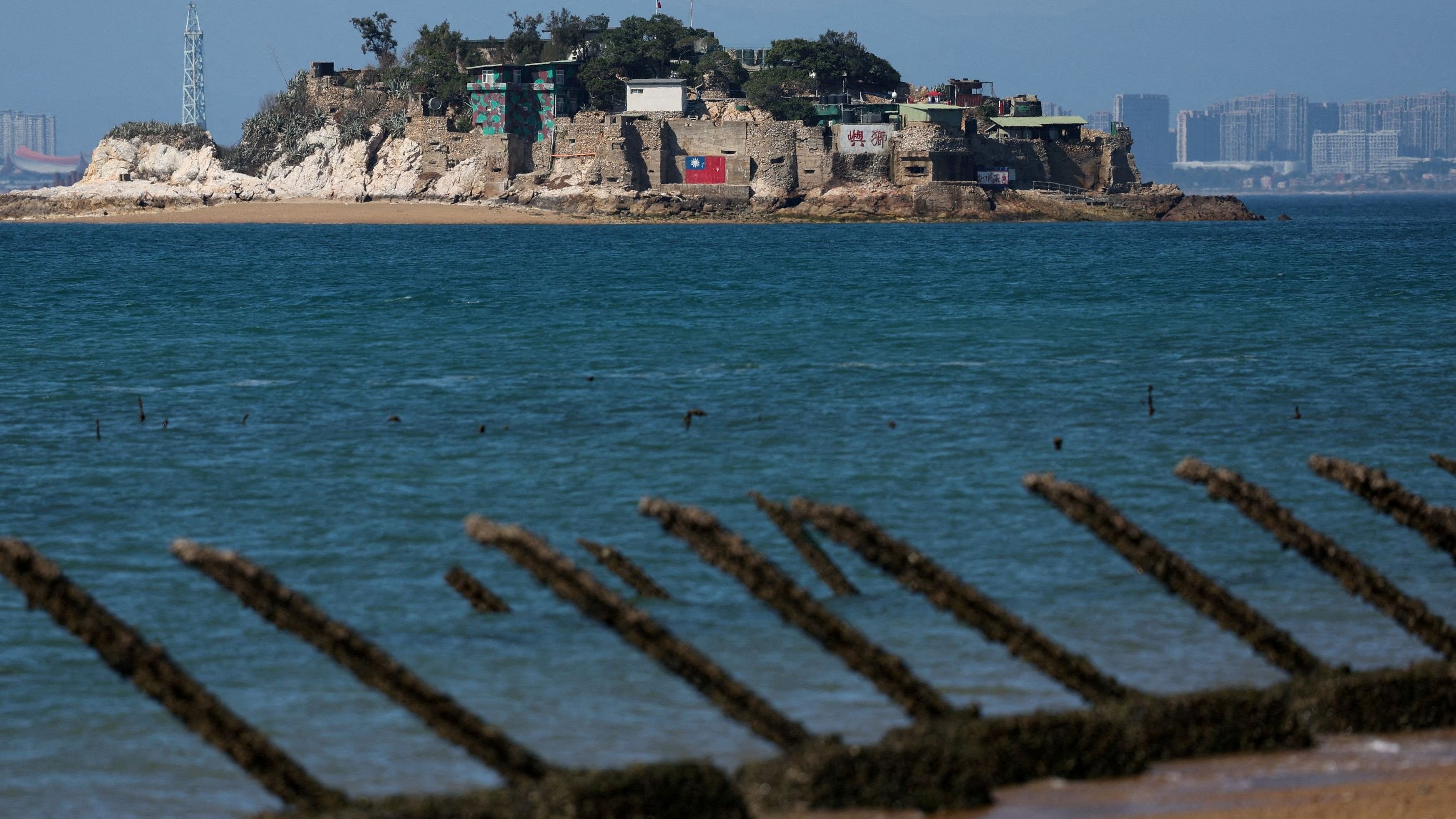 <div class="paragraphs"><p>Taiwan's offshore islands is pictured with China's Xiamen in the background.</p></div>