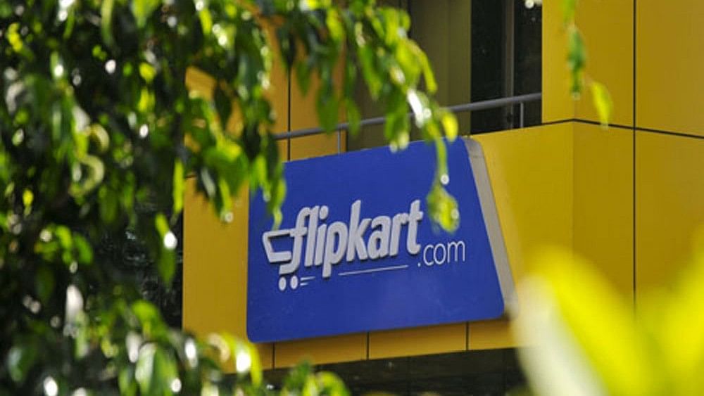 <div class="paragraphs"><p>Online shopping company Flipkart's logo seen on one of its buildings.</p></div>