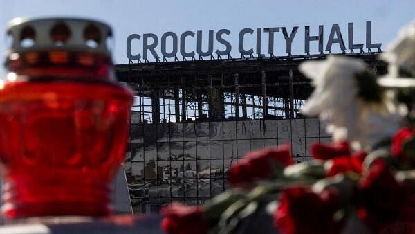 <div class="paragraphs"><p>A view shows the burnt-out Crocus City Hall following a deadly attack on the concert venue in the Moscow Region, Russia, March 27, 2024.</p></div>