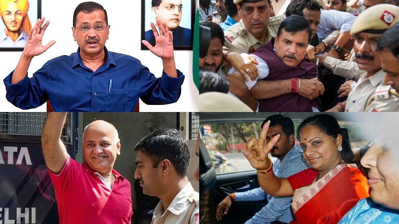 <div class="paragraphs"><p>Political Bigwigs Arrested by Enforcement Directorate.</p></div>