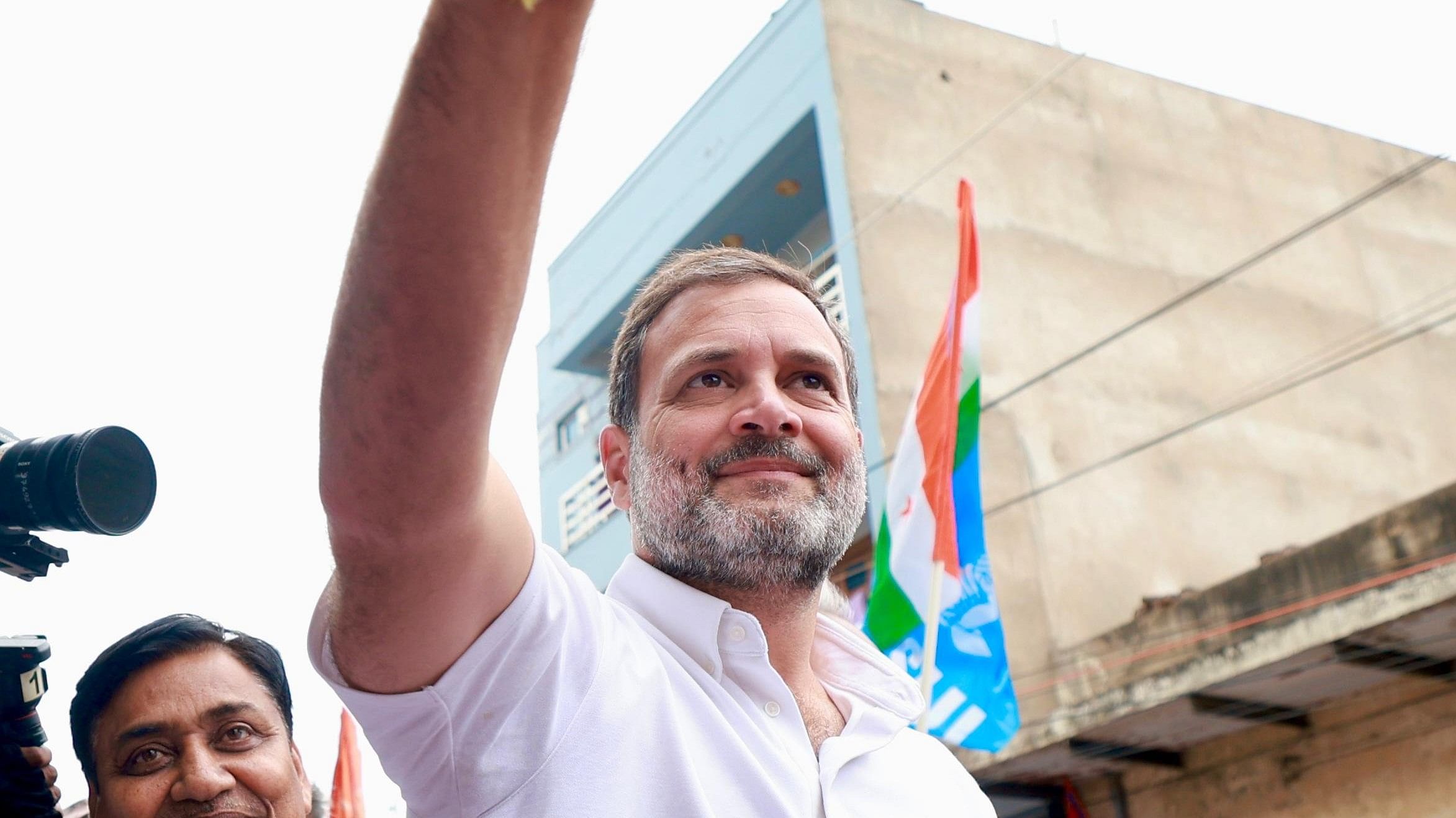 <div class="paragraphs"><p>Rahul Gandhi addresses party workers in Madhya Pradesh.&nbsp;</p></div>