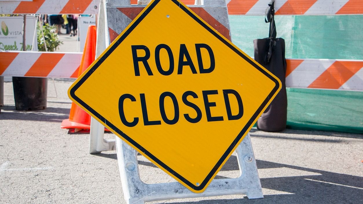 <div class="paragraphs"><p>Road closed signage. (Representative image)</p></div>