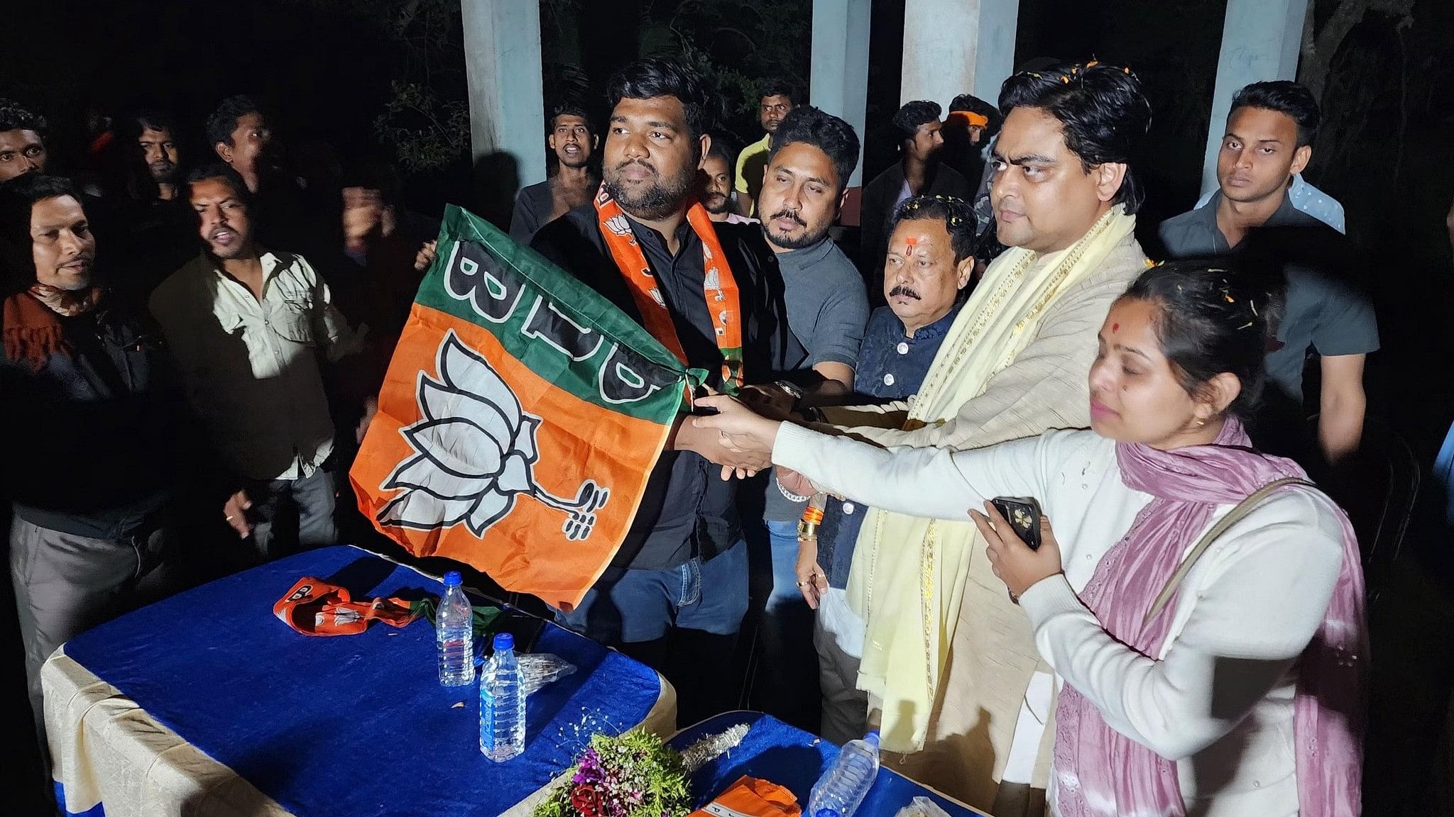 <div class="paragraphs"><p>BJP's Shantanu Thakur who belongs to the Matua community campaigning for the upcoming Lok Sabha Elections.</p></div>