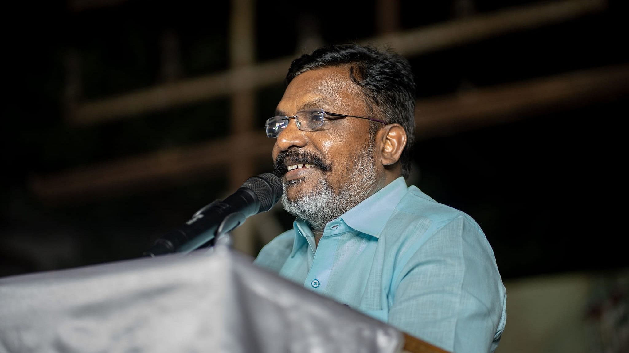 <div class="paragraphs"><p>Thol. Thirumavalavan, chief of Viduthalai Chiruthaigal Katchi.</p></div>